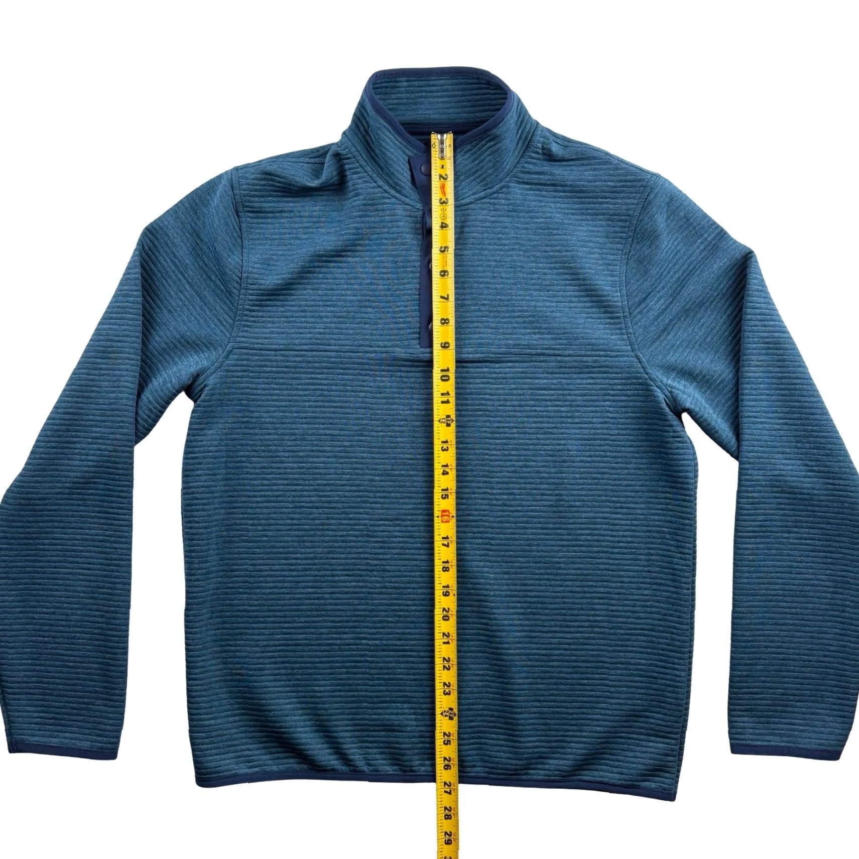 J.Crew J. Crew Men’s Sweatshirt Performance Authentic Fleece Snap Blue Medium Mens Size US M / EU 48-50 / 2 - 5 Thumbnail