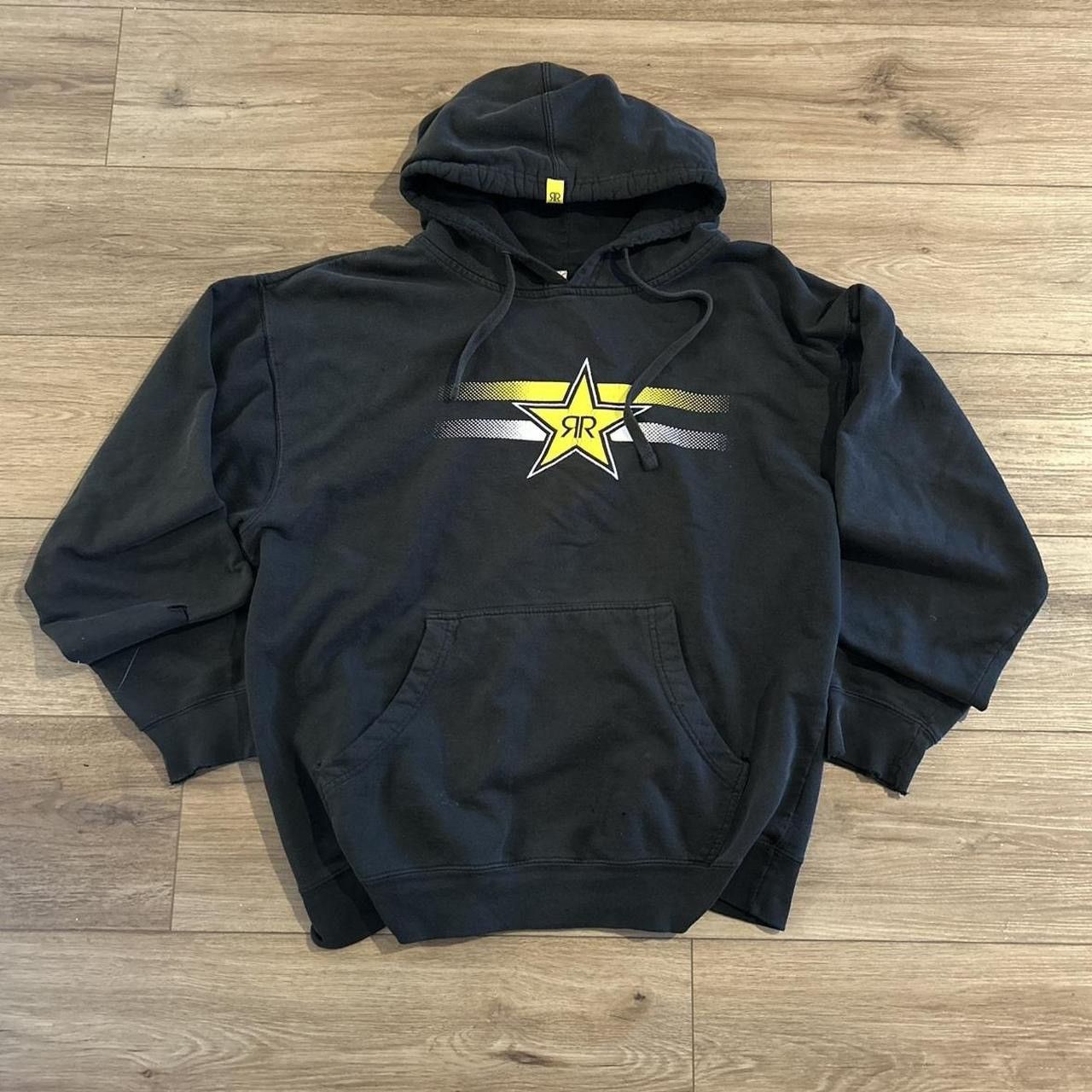 Gildan vintage rockstar energy drink hoodie Size US XL / EU 56 / 4 - 1 Thumbnail