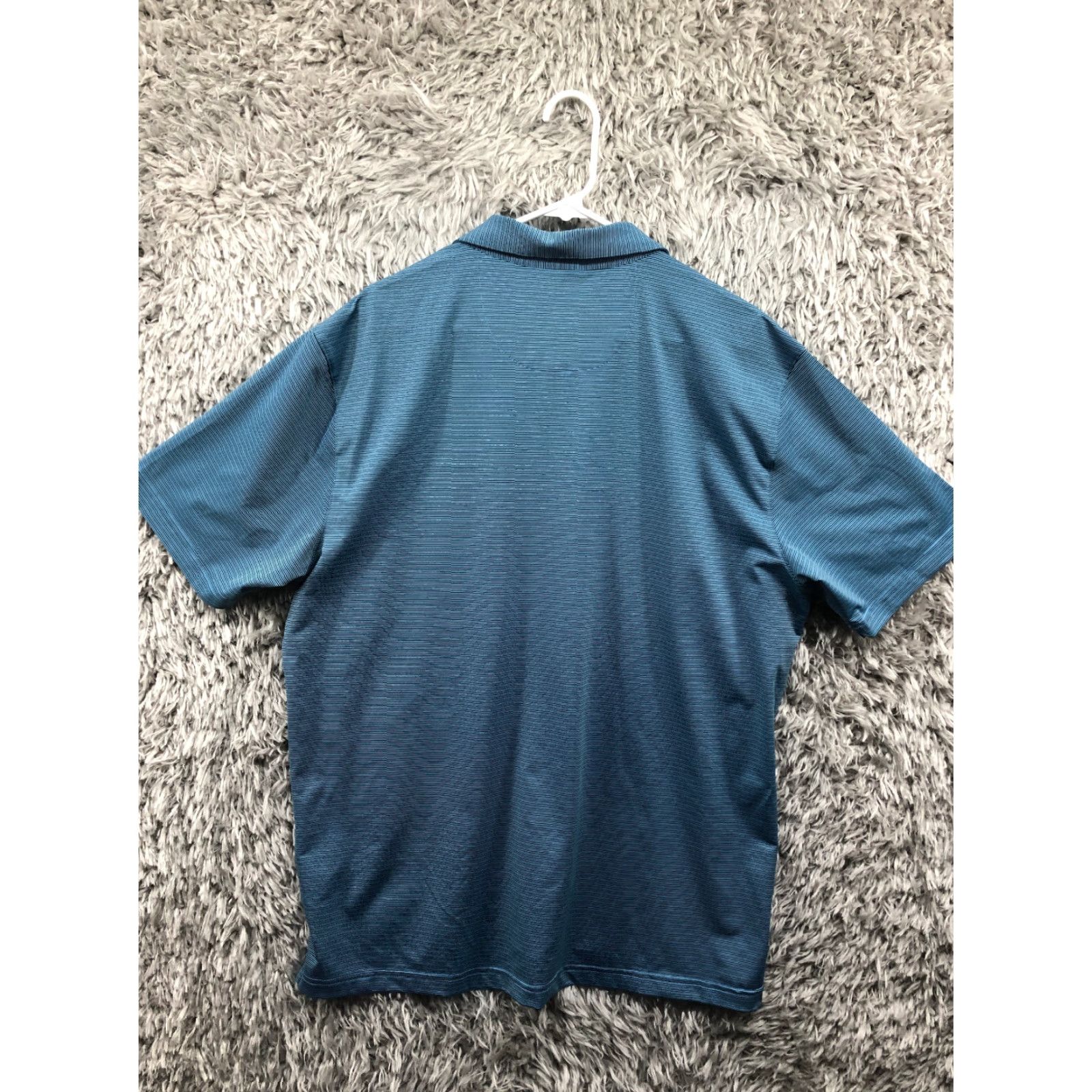 Vintage Greg Norman Polo Shirt Men XL Golf Active Stretch Short Sleeve Blue Striped Size US XL / EU 56 / 4 - 7 Thumbnail
