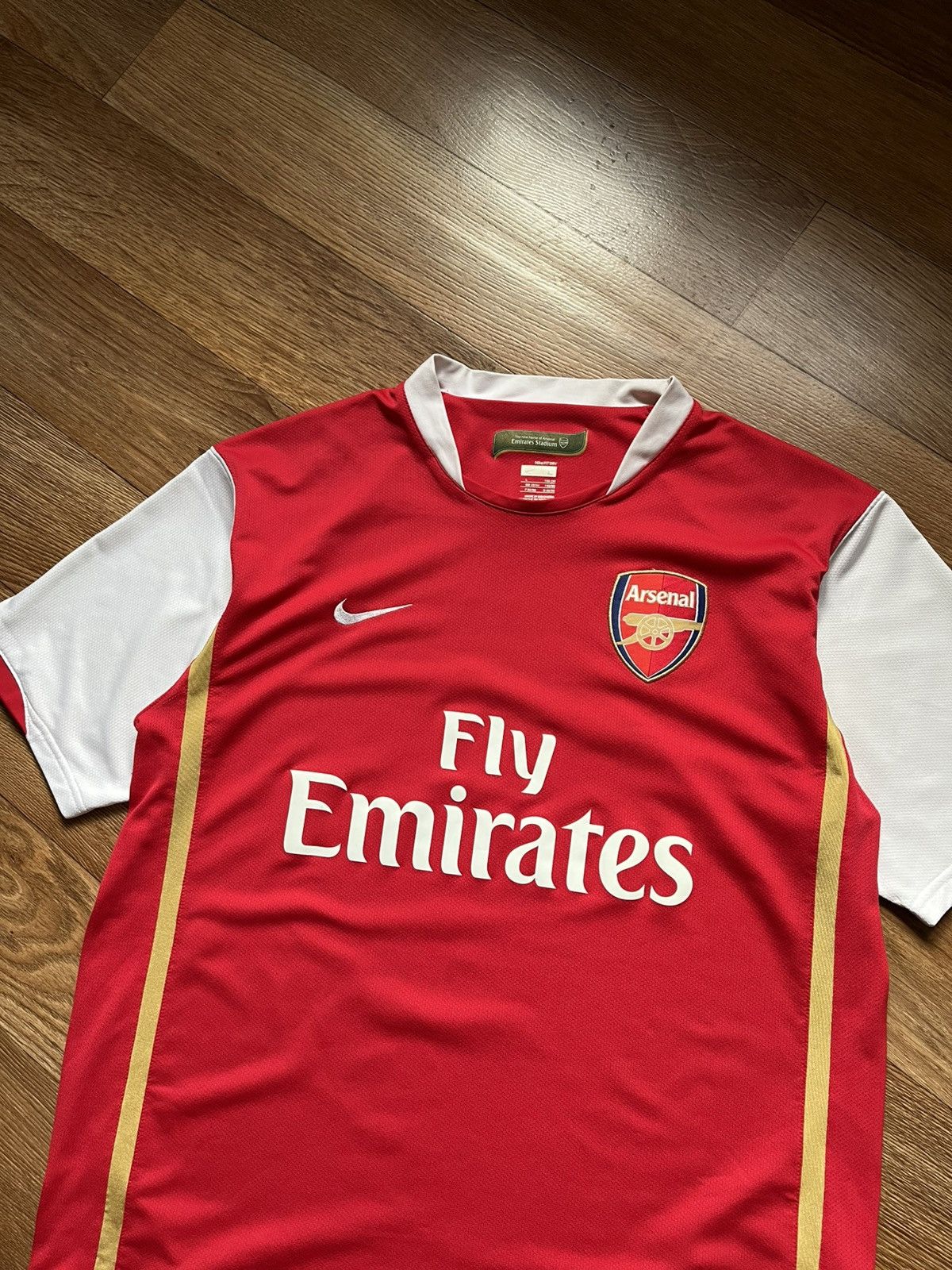 Nike Vintage Arsenal 07/07 Wells #1 T Shirt Football Jersey Size US L / EU 52-54 / 3 - 2 Thumbnail
