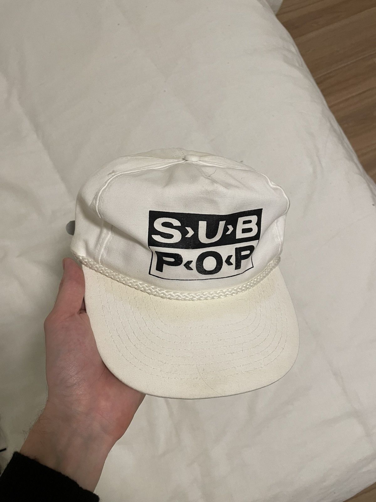 Vintage Sub Pop Records Hat Size ONE SIZE - 1 Thumbnail