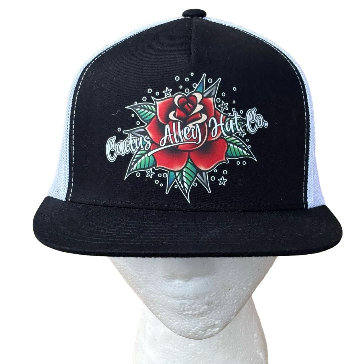 Other Black Floral Hat Size ONE SIZE - 1 Thumbnail