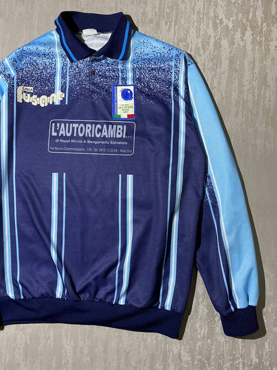 Vintage Vintage 90's Federazione Italy Napoli Bowling longsleeve Size US XL / EU 56 / 4 - 3 Thumbnail