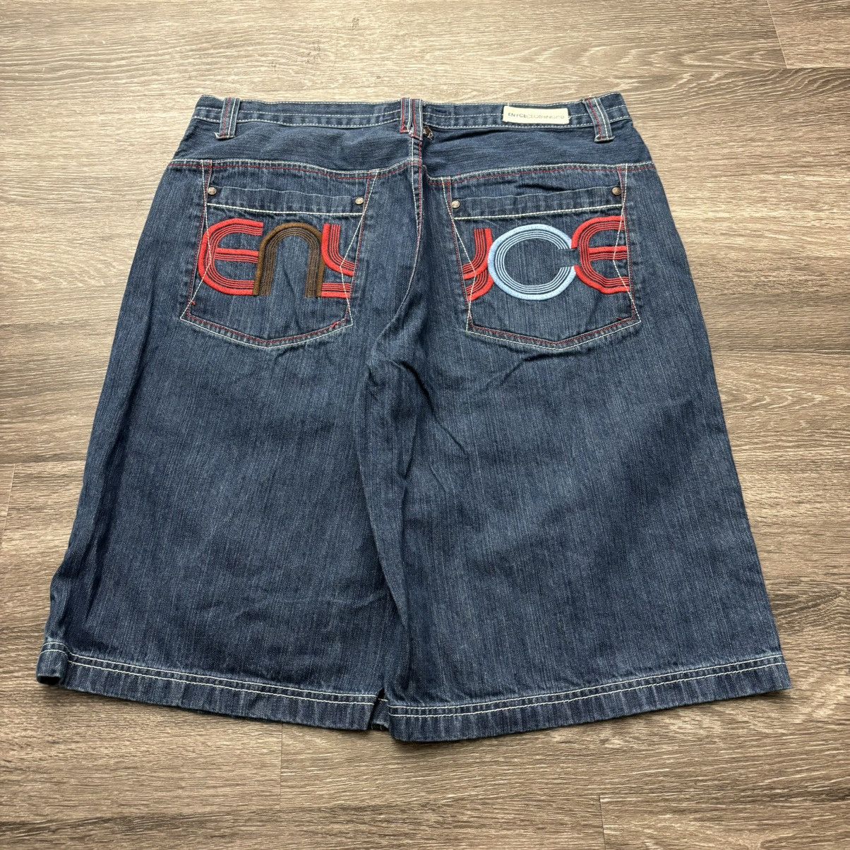 y2k grunge denim half pants fade 2000's Sustainable Ways