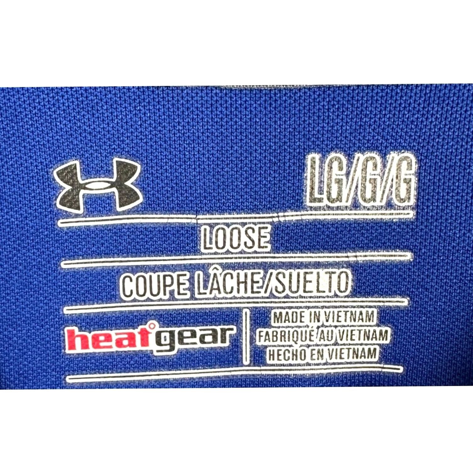 Under Armour Under Armour Polo Shirt Mens Large Blue HeatGear Golf Stripes Performance Rugby Size US L / EU 52-54 / 3 - 4 Thumbnail