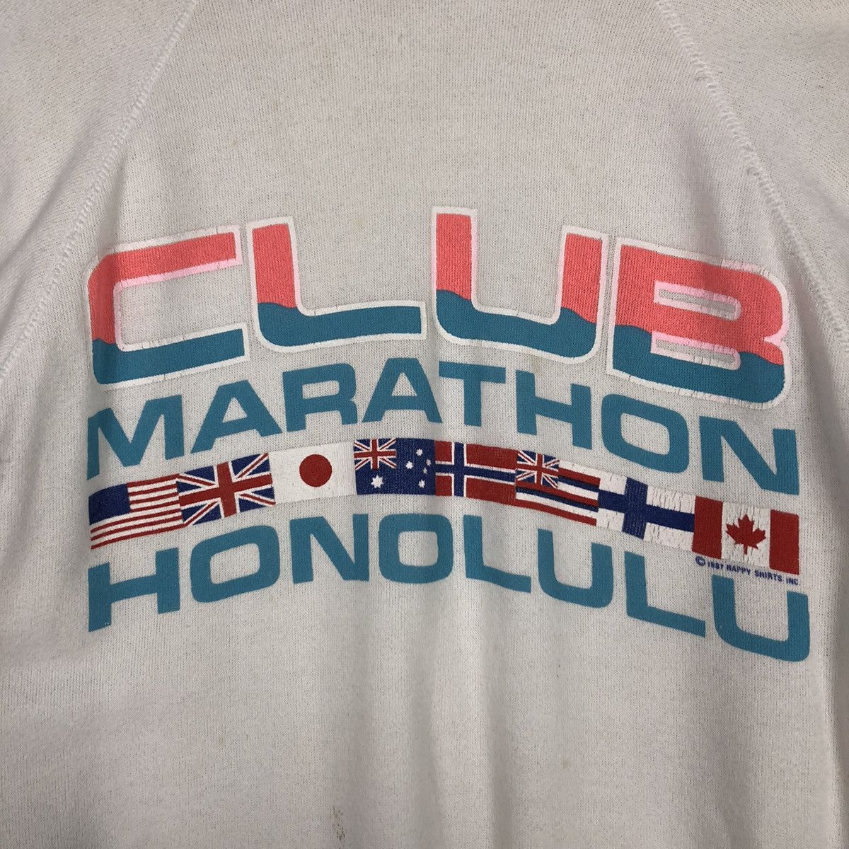 Hanes × Japanese Brand × Vintage Vintage Hanes Club Marathon Running Sweatshirt Medium #A1 Size US M / EU 48-50 / 2 - 10 Thumbnail