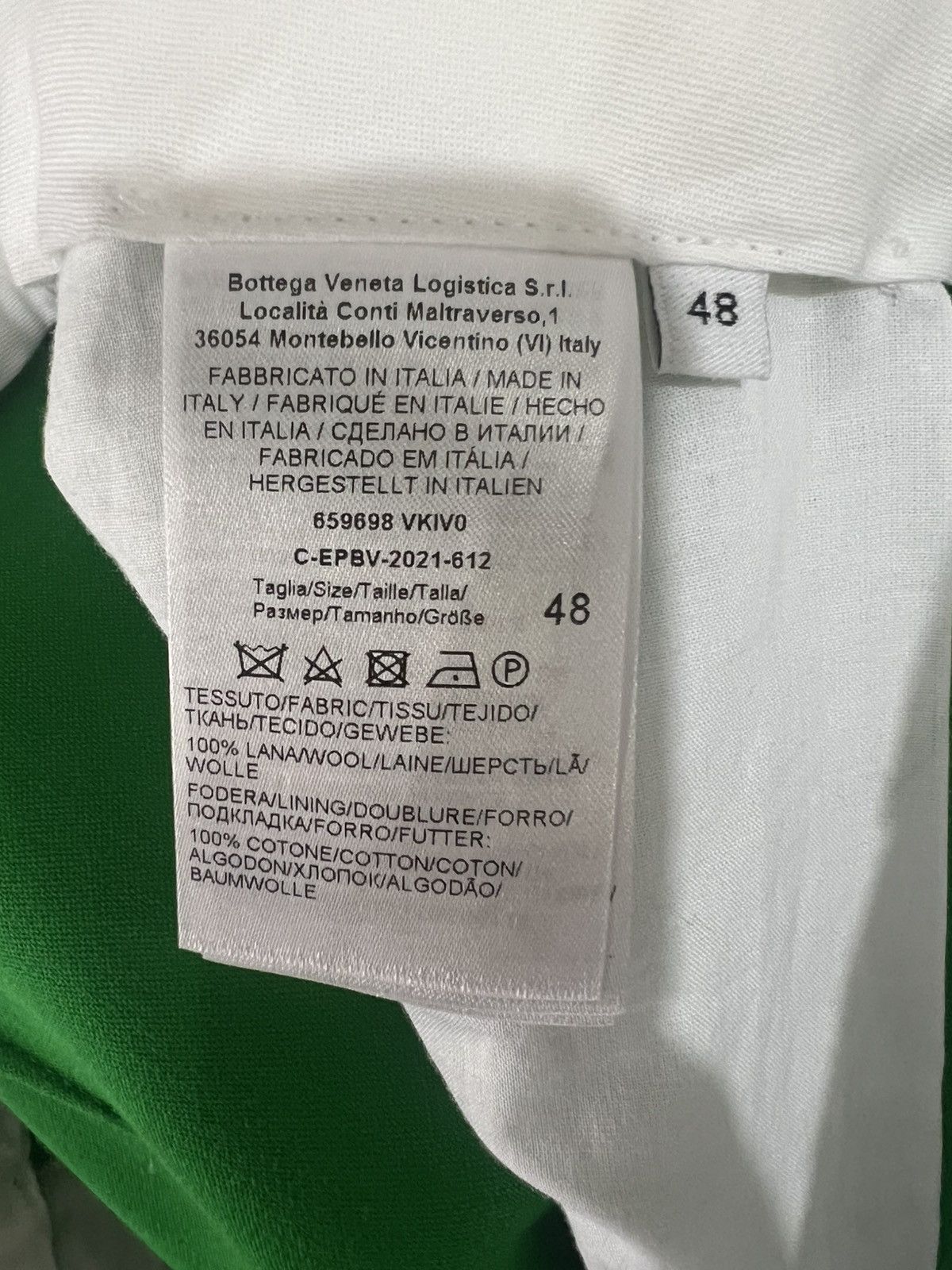 Bottega Veneta Bottega Veneta Green Wide Leg Trousers Size US 32 / EU 48 - 4 Thumbnail
