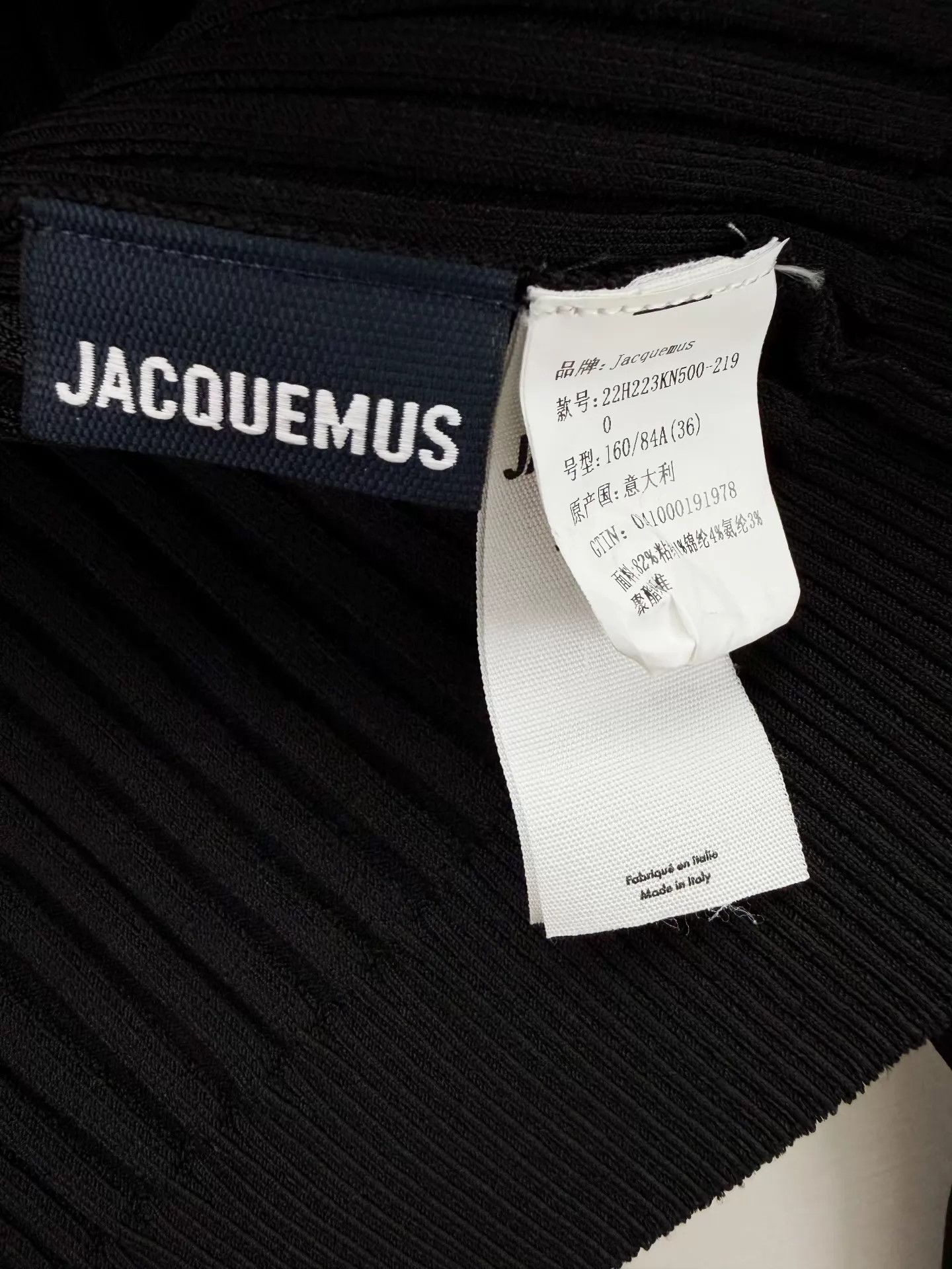 Jacquemus Jacquemus Authentic Black Knit Sweater Women's 36 Near Mint Size XS / US 0-2 / IT 36-38 - 4 Thumbnail