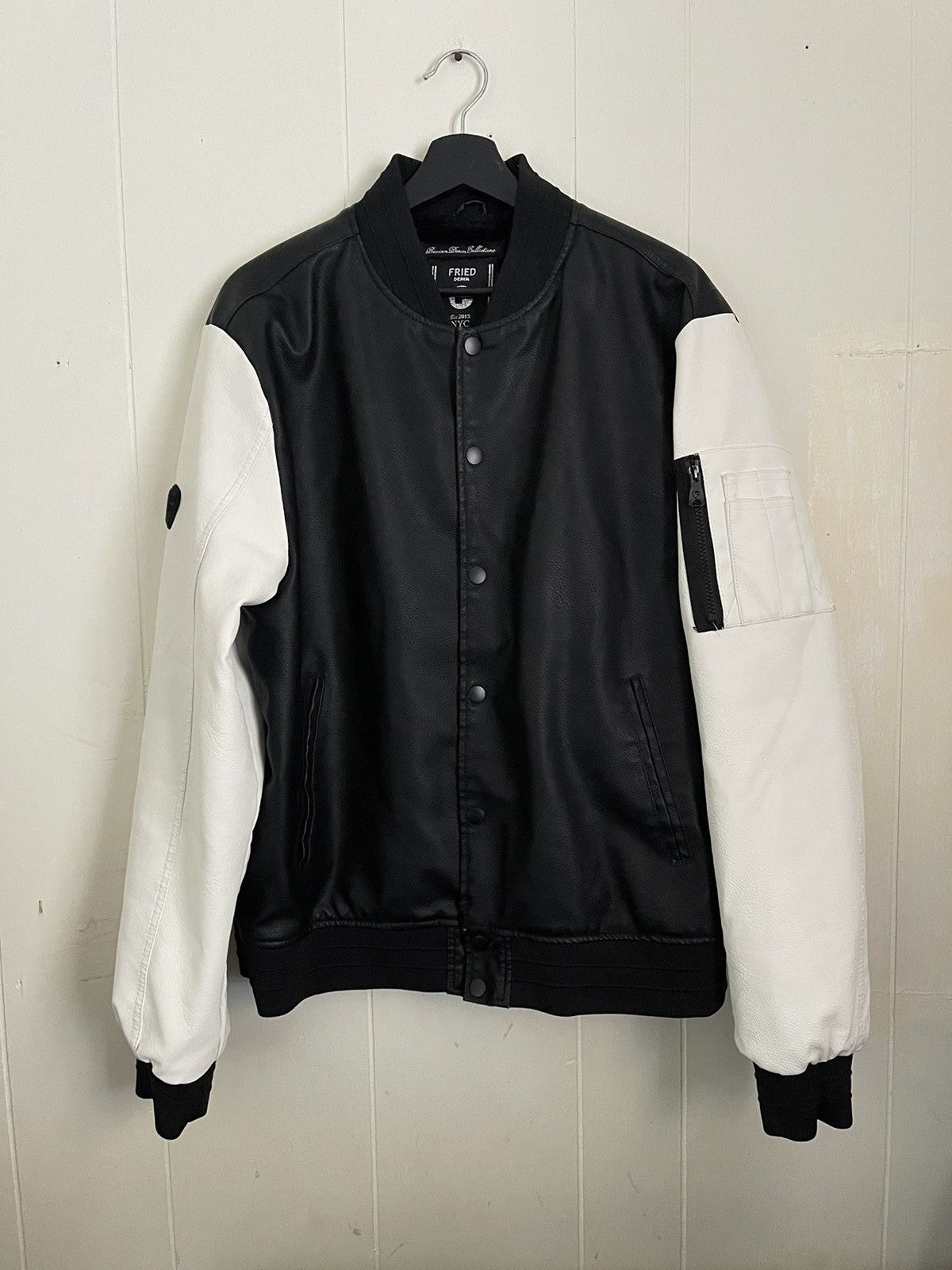 Vintage EZ MIL Leather Jacket Size US L / EU 52-54 / 3 - 1 Thumbnail