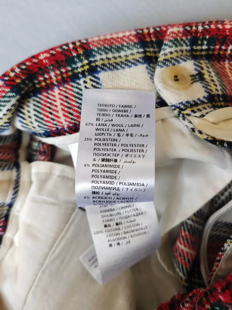 Gucci Gucci Wool plaid casual pants 2501-Nextarrow Size US 28 / EU 44 - 5 Thumbnail