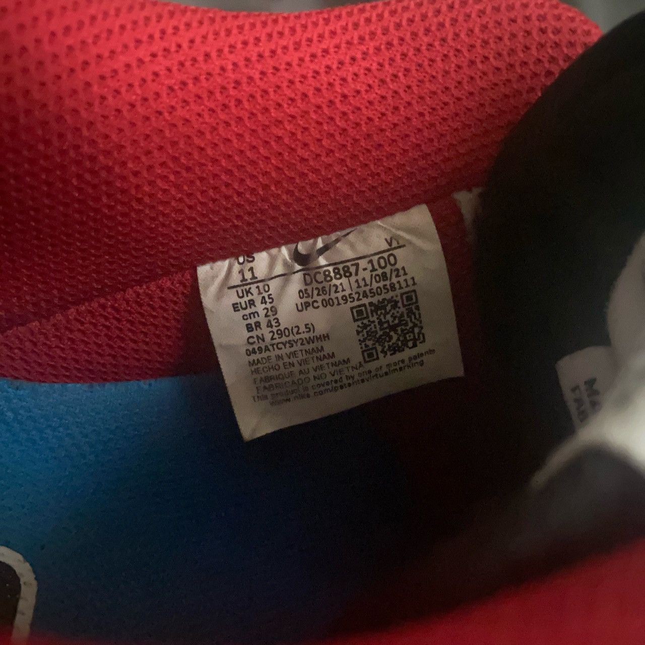 Nike Air Force One (Uno) Size US 11 / EU 44 - 8 Thumbnail