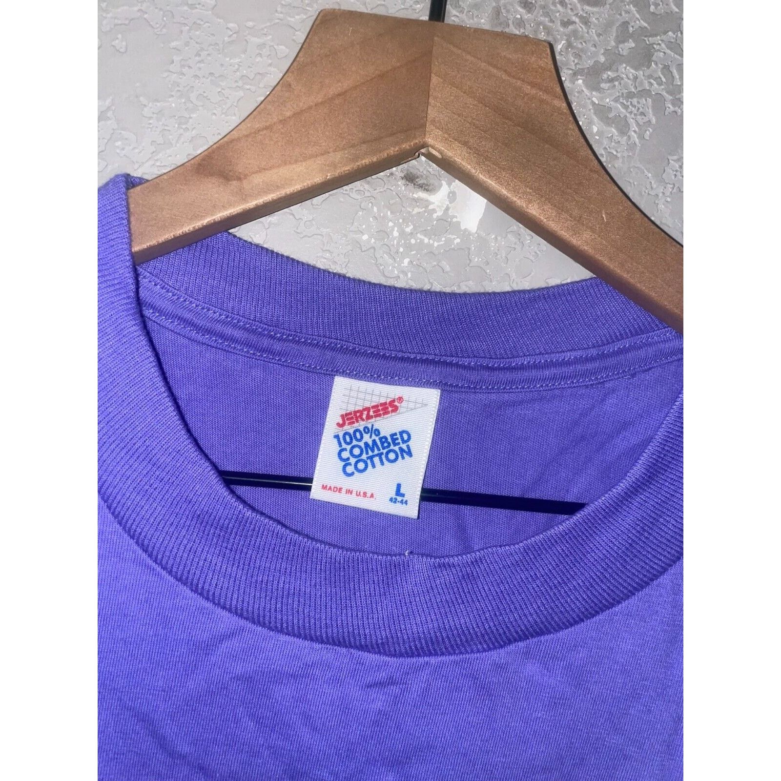 Jerzees Vintage Montana Shirt Big Sky Country Purple Tee VTG 90s L Size US L / EU 52-54 / 3 - 6 Thumbnail