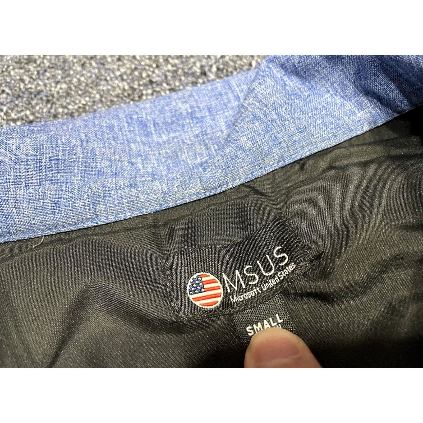 Vintage Microsoft Womens Jacket S United States MSUS Side Zip Flag Y2K Computer A7J Size S / US 4 / IT 40 - 3 Thumbnail
