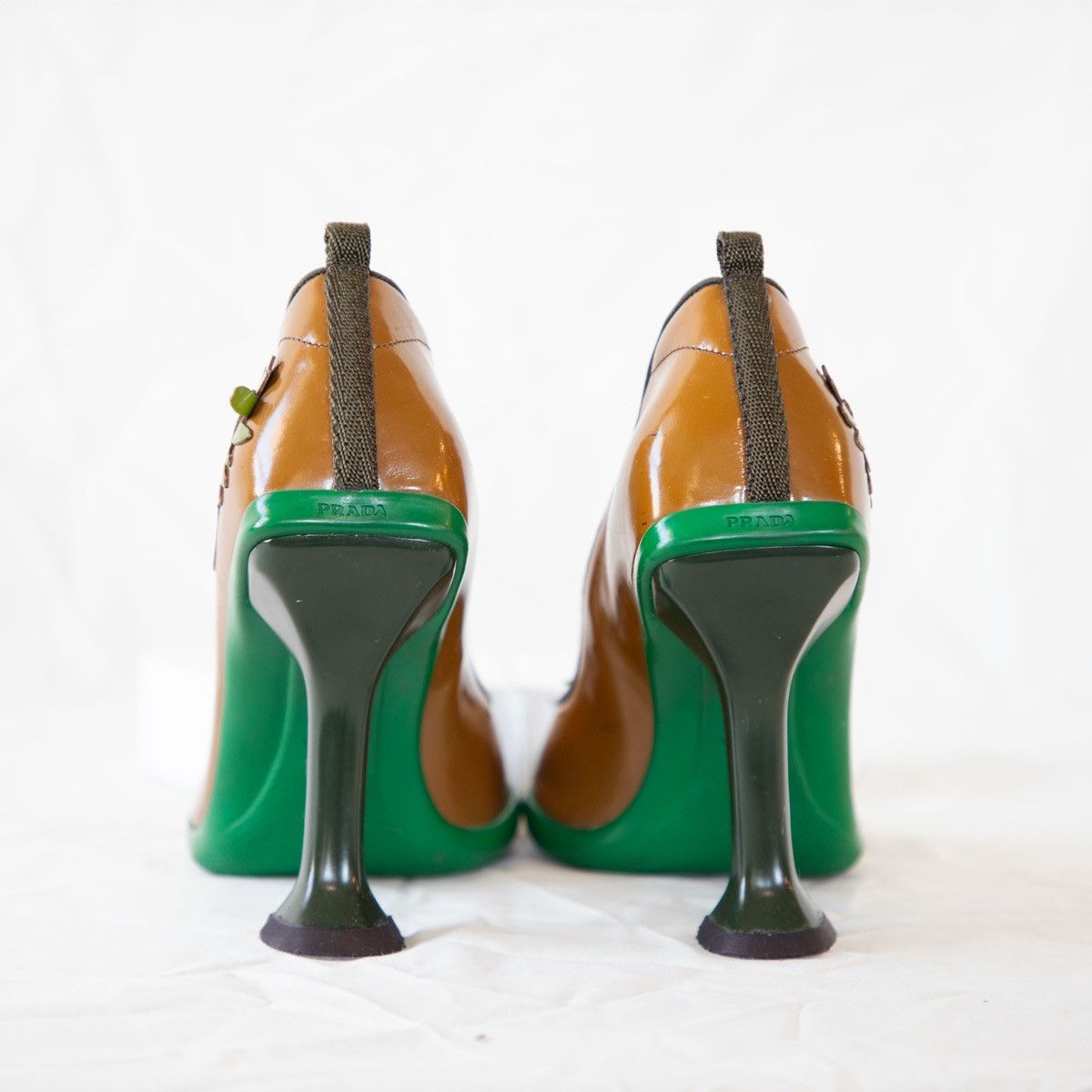 Prada Prada FW 1999 Foliage Heels Size US 7.5 / IT 37.5 - 11 Thumbnail
