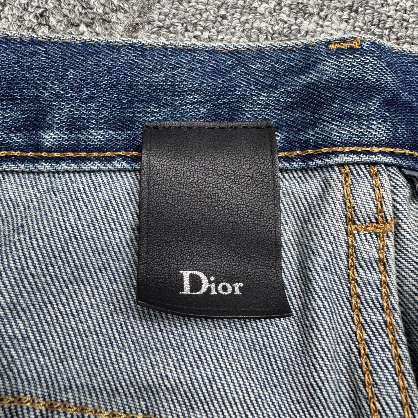 Dior Dior 98 New Washed Distressed Jeans 32 Size US 32 / EU 48 - 2 Thumbnail