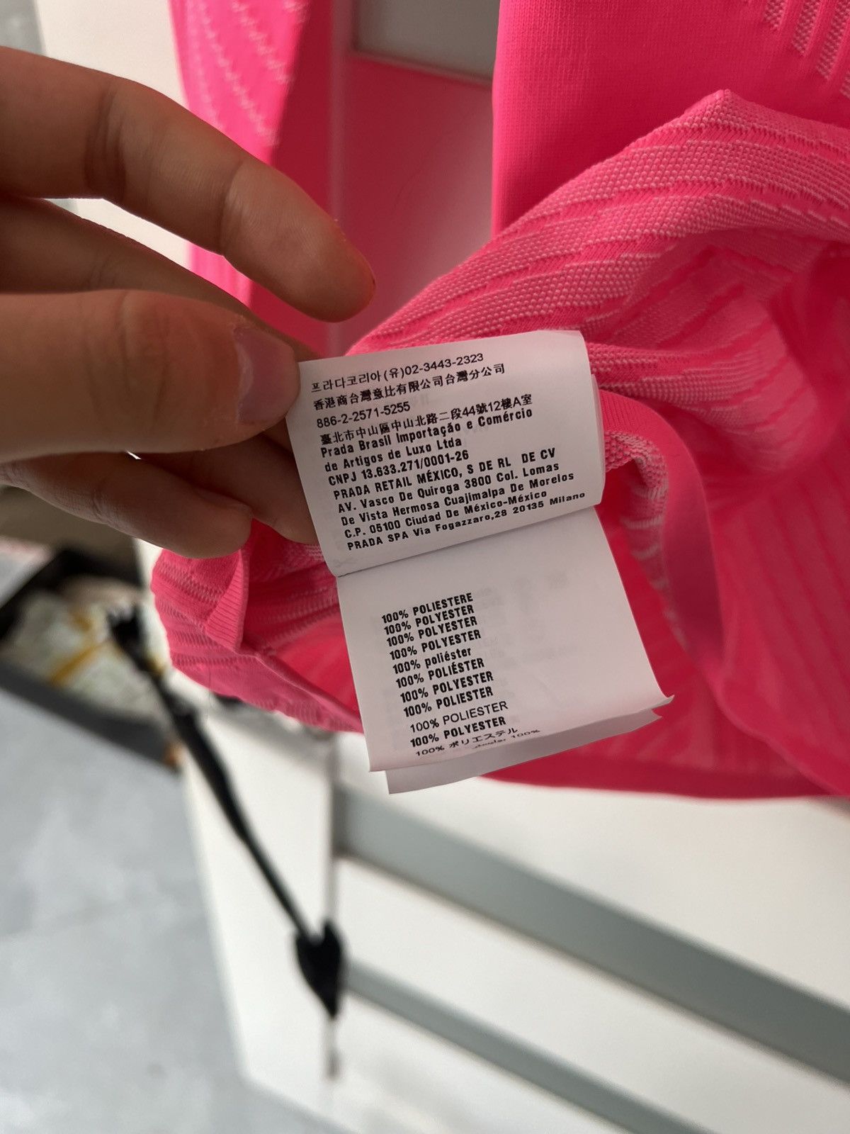 Prada Pink Prada Techno Technical Knit Zip Up Size L / US 10 / IT 46 - 10 Thumbnail