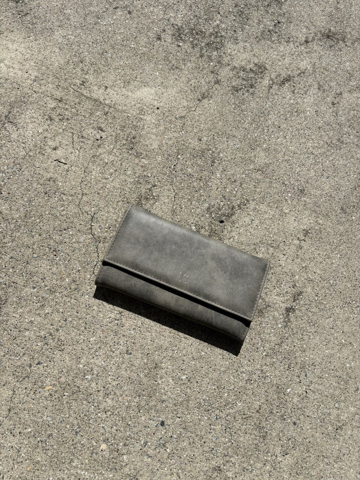 Yohji Yamamoto Y’s By Yohji Yamamoto Sand Washed Leather Wallet Size ONE SIZE - 5 Thumbnail