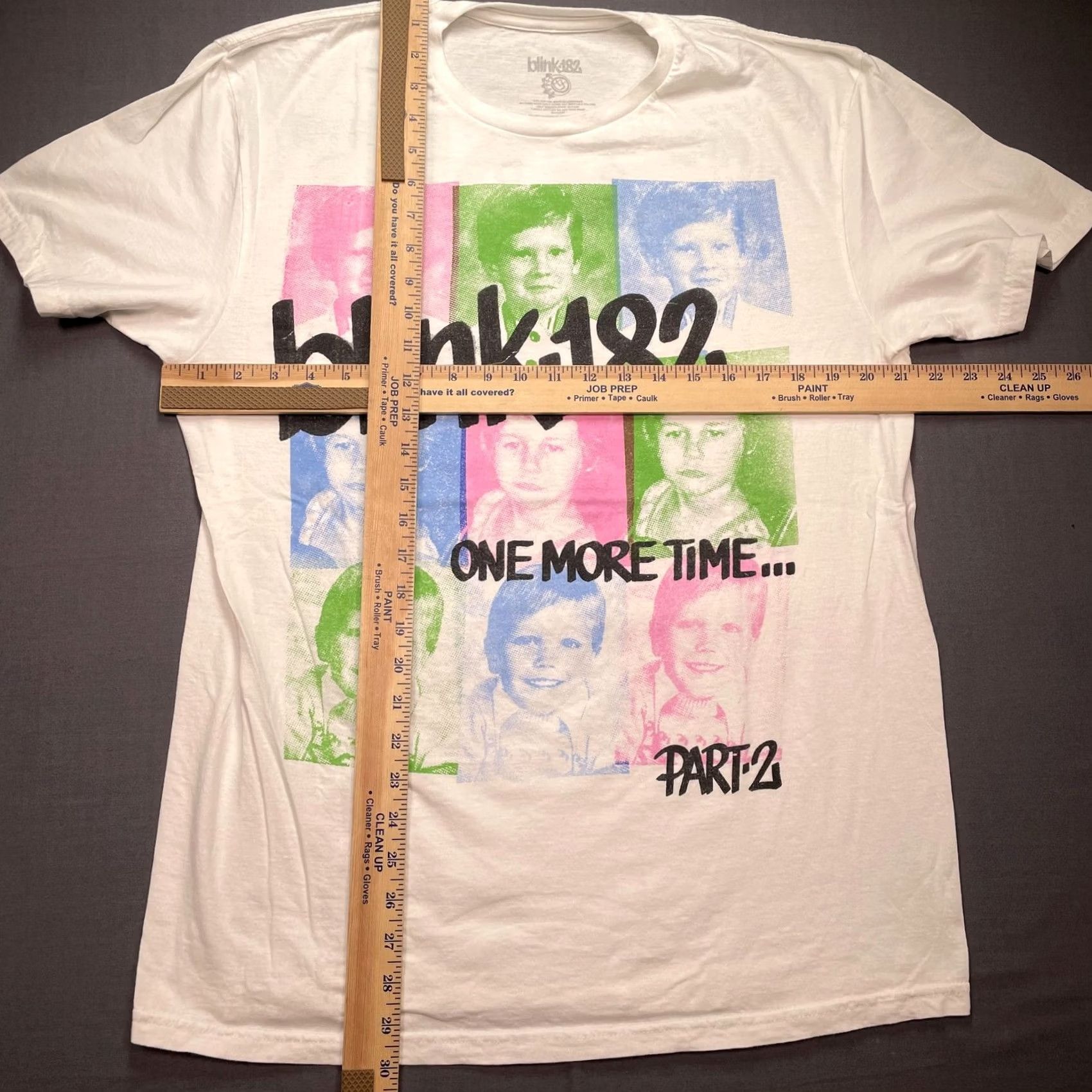 Vintage Blink-182 Shirt Mens Large White One More Time Part 2 Can't Go Back Band Tee Size US L / EU 52-54 / 3 - 3 Thumbnail