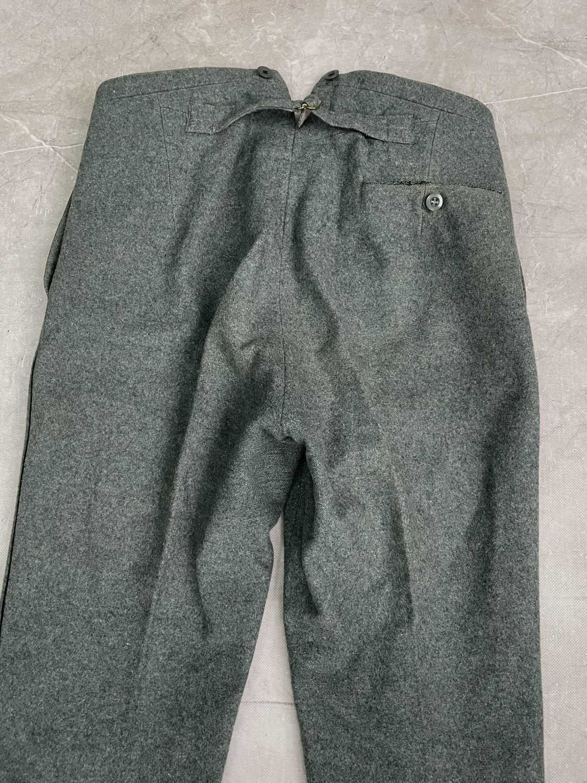 Le Laboureur German Army Wool Trousers swiss army 90s Pants Size US 32 / EU 48 - 9 Thumbnail