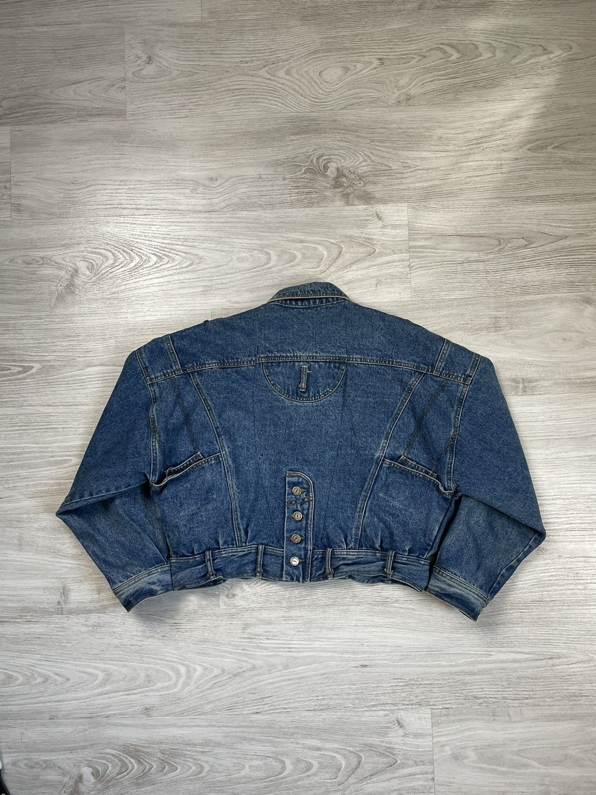 Japanese Brand × Vintage CRAZY vintage avant garde reconstructed denim jacket Size US L / EU 52-54 / 3 - 7 Thumbnail