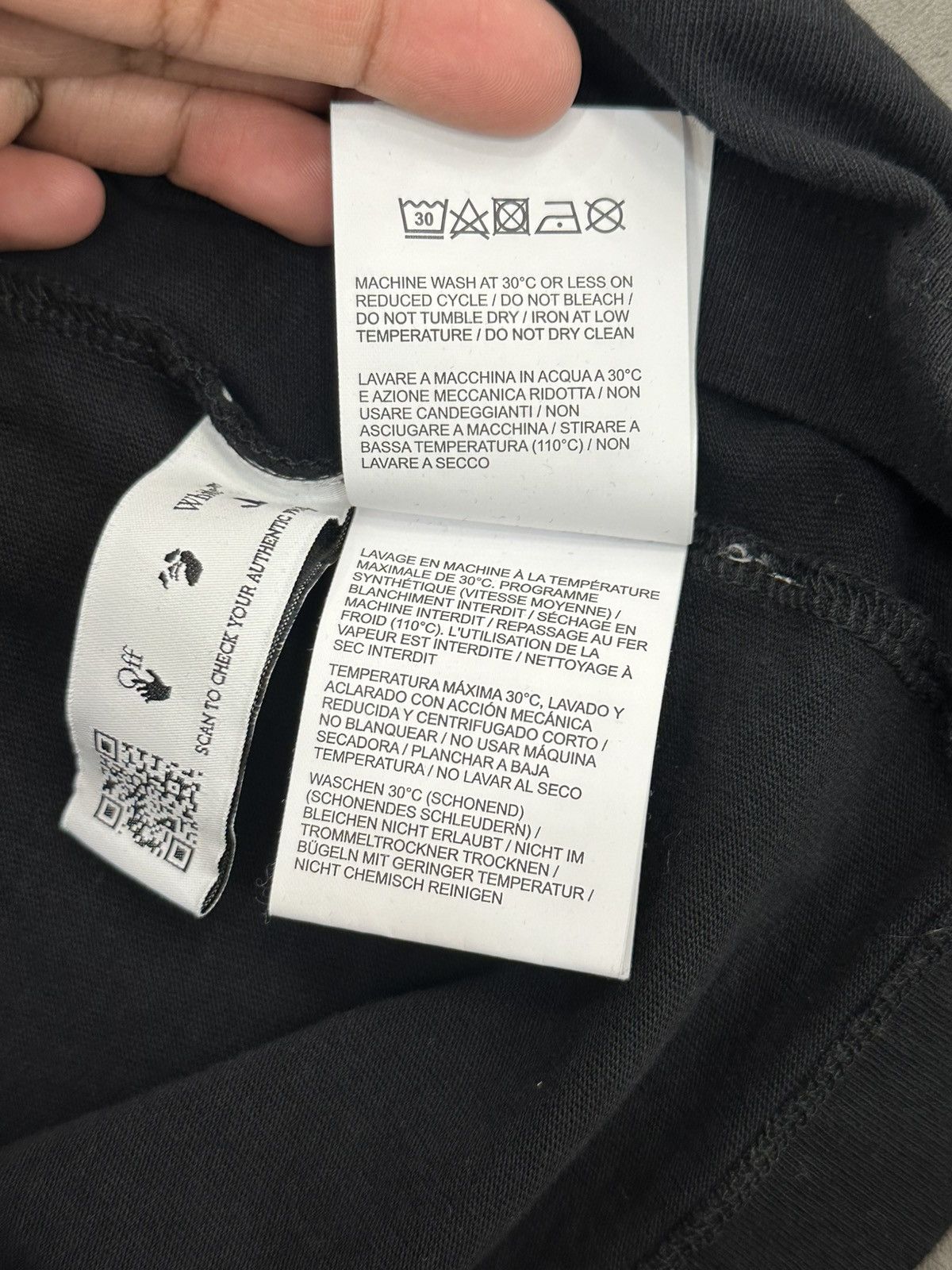 Off-White Off White Black Cross Shirt Size US S / EU 44-46 / 1 - 8 Thumbnail