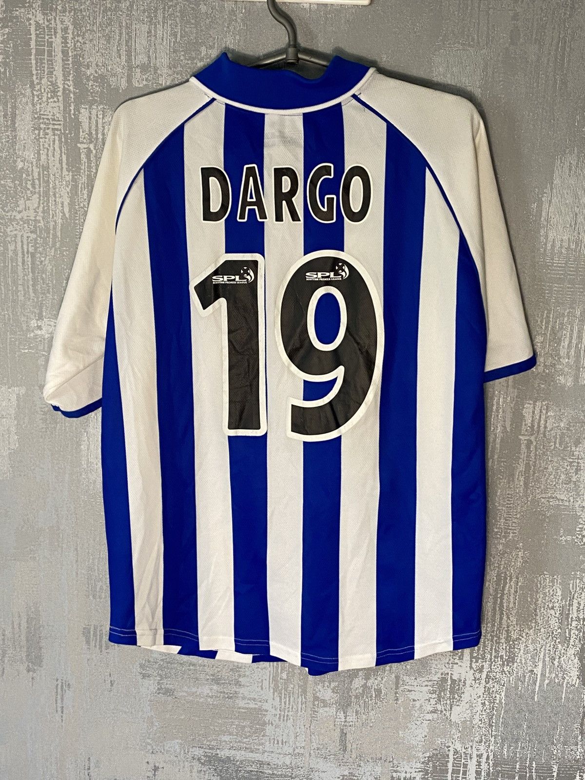 Vintage Vintage Kilmarnock TFG 2001/02 Soccer Jersey #19 Dargo Shirt Size US M / EU 48-50 / 2 - 2 Thumbnail