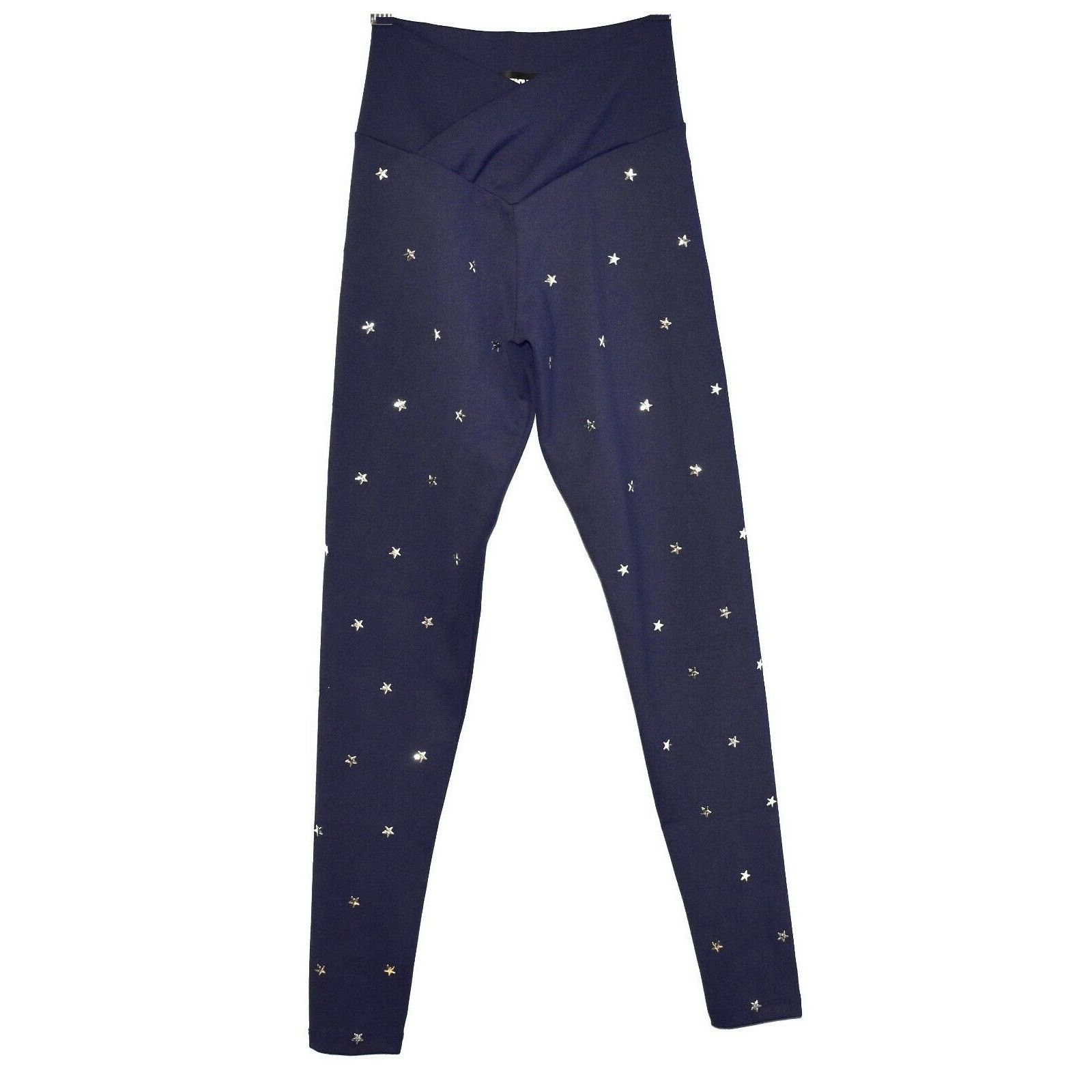 Beach Riot A5 NEW BEACH RIOT SPORT Cara Navy Star Studded Legging Sz XS Size 23" - 2 Thumbnail