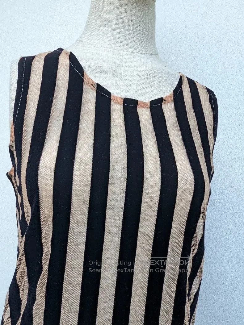 Ann Demeulemeester Ann Demeulemeester Striped Lace Vest. Size US S / EU 44-46 / 1 - 4 Thumbnail