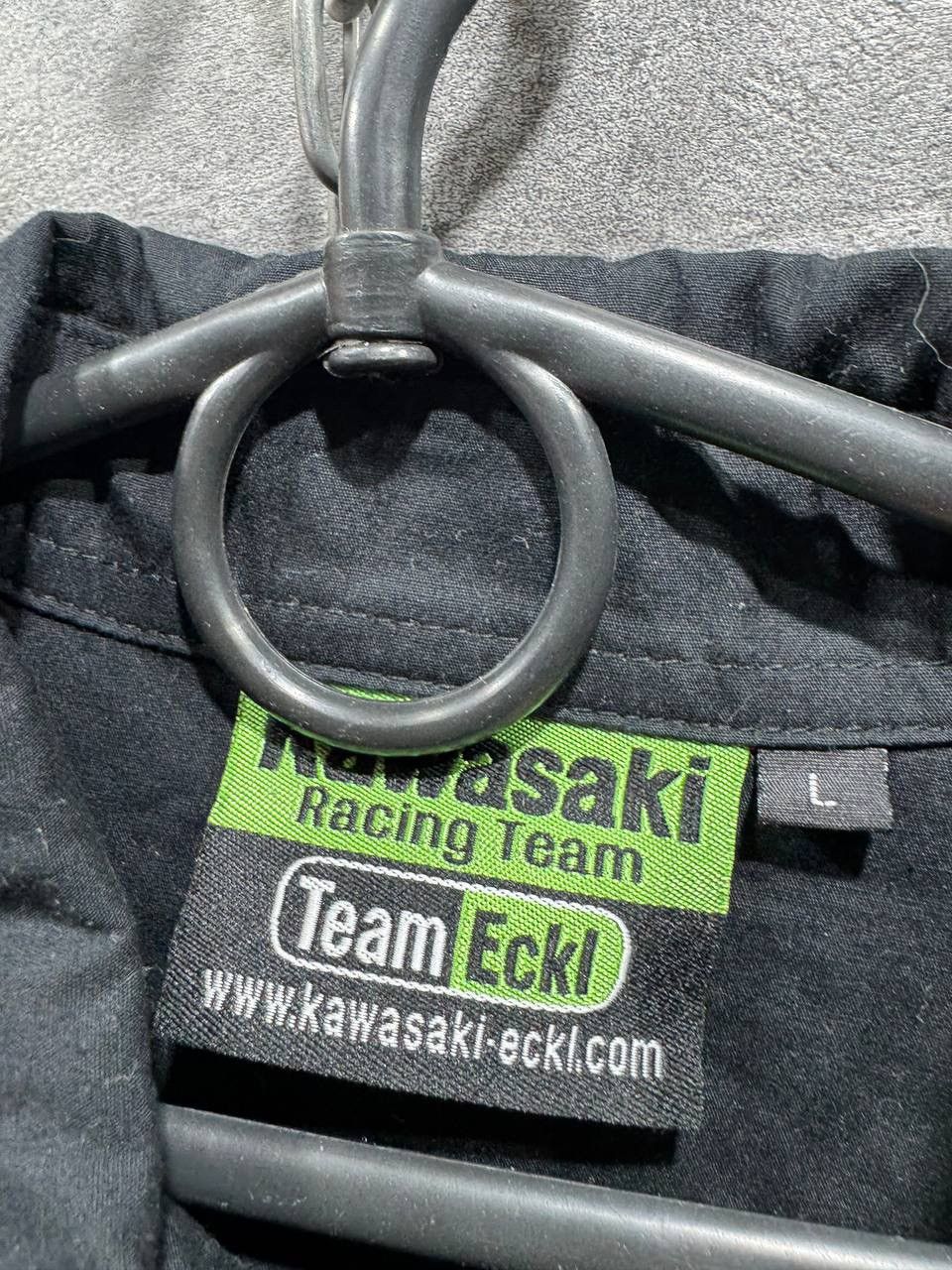 Vintage Kawasaki Racing Team Button Up Shirt Moto Size US L / EU 52-54 / 3 - 13 Thumbnail