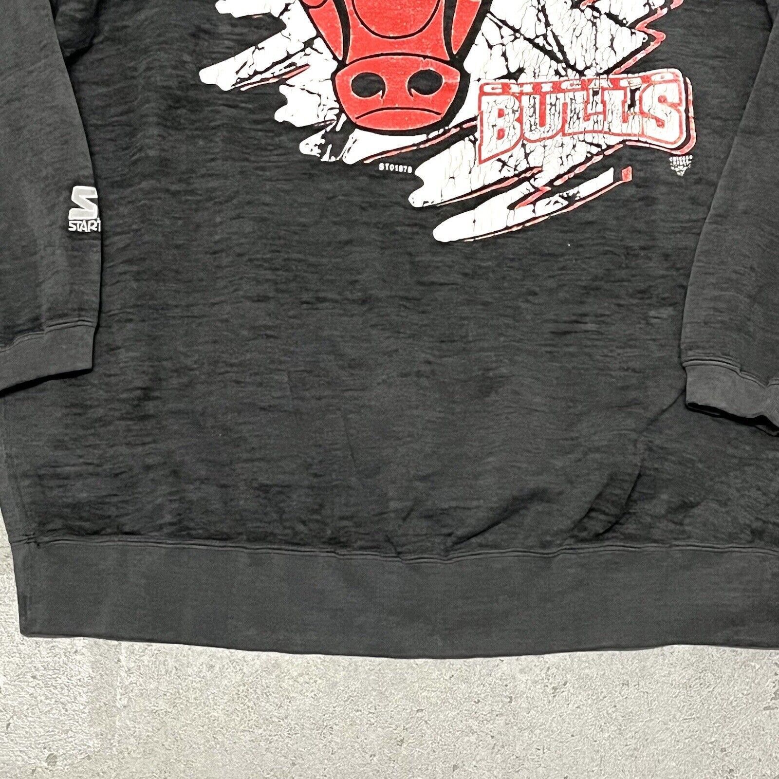Starter VTG 1990’S Starter NBA Chicago Bulls Crewneck Sweatshirt XL Size US XL / EU 56 / 4 - 4 Thumbnail