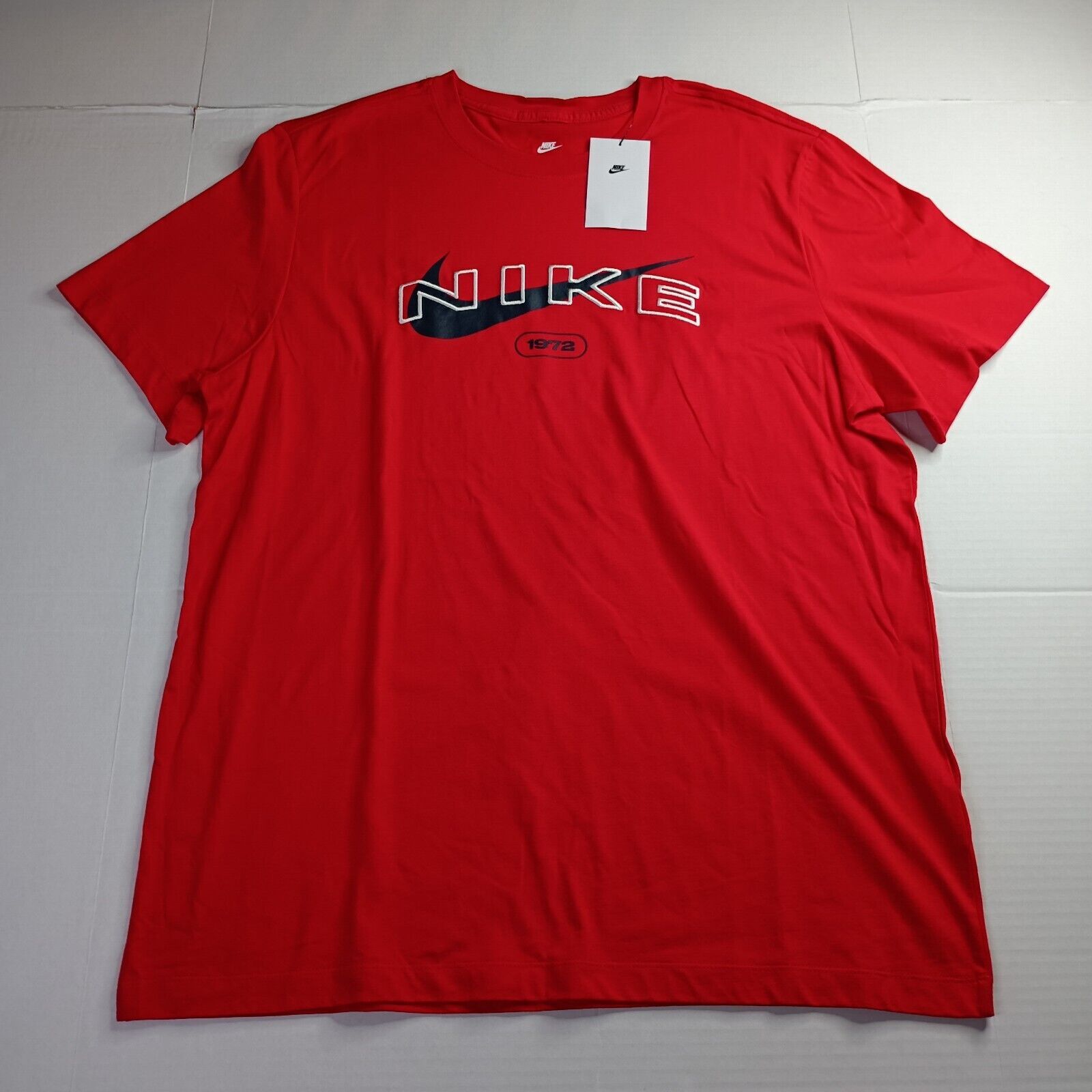 Nike Nike Men's S/S Sportswear Club Graphic T-Shirt Red Size XL Size US XL / EU 56 / 4 - 1 Thumbnail
