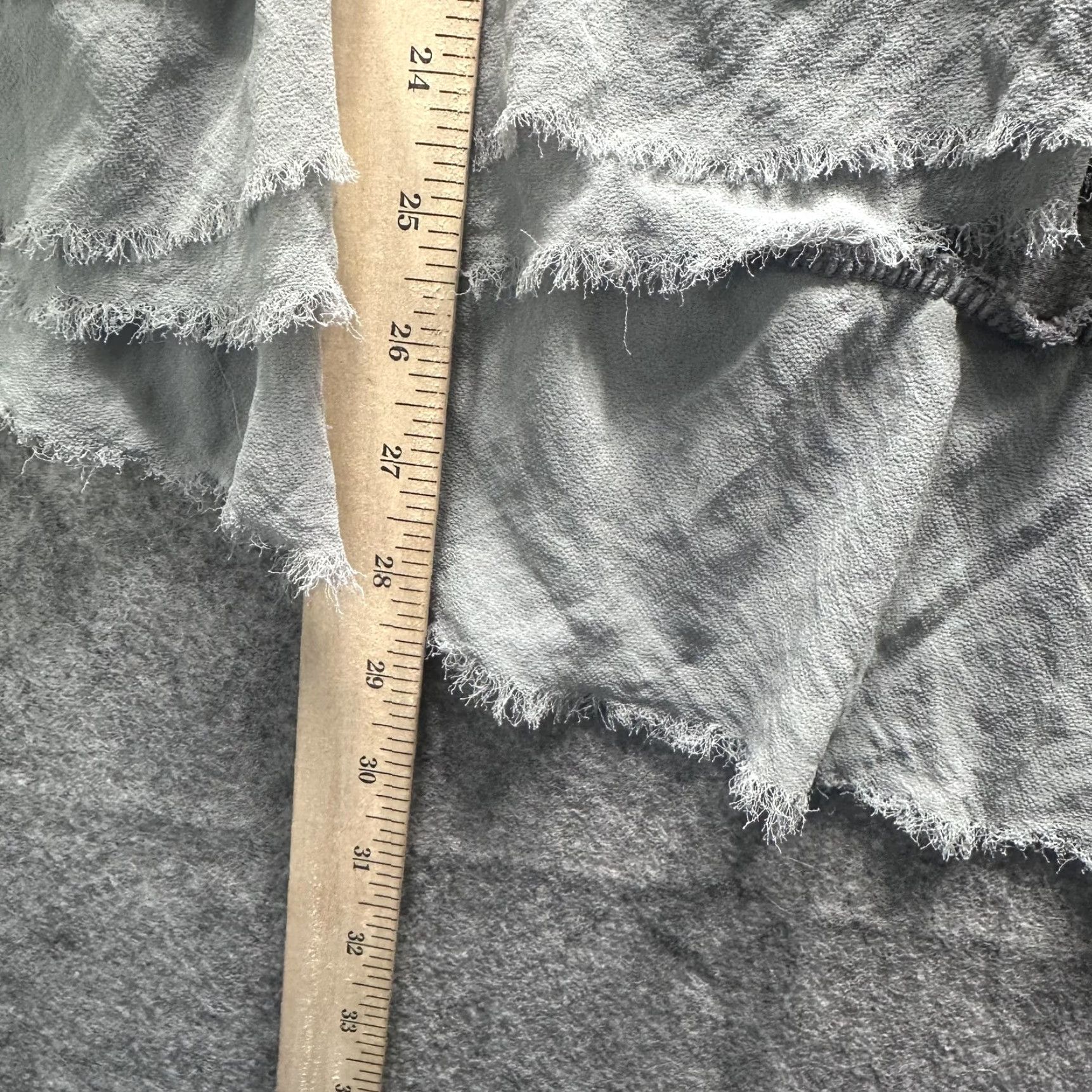 Vintage Dolan Left Coast Shirt Womens Large Gray Tunic 3/4 Sleeve Ruffle High Low Heather Gray Size L / US 10 / IT 46 - 6 Thumbnail