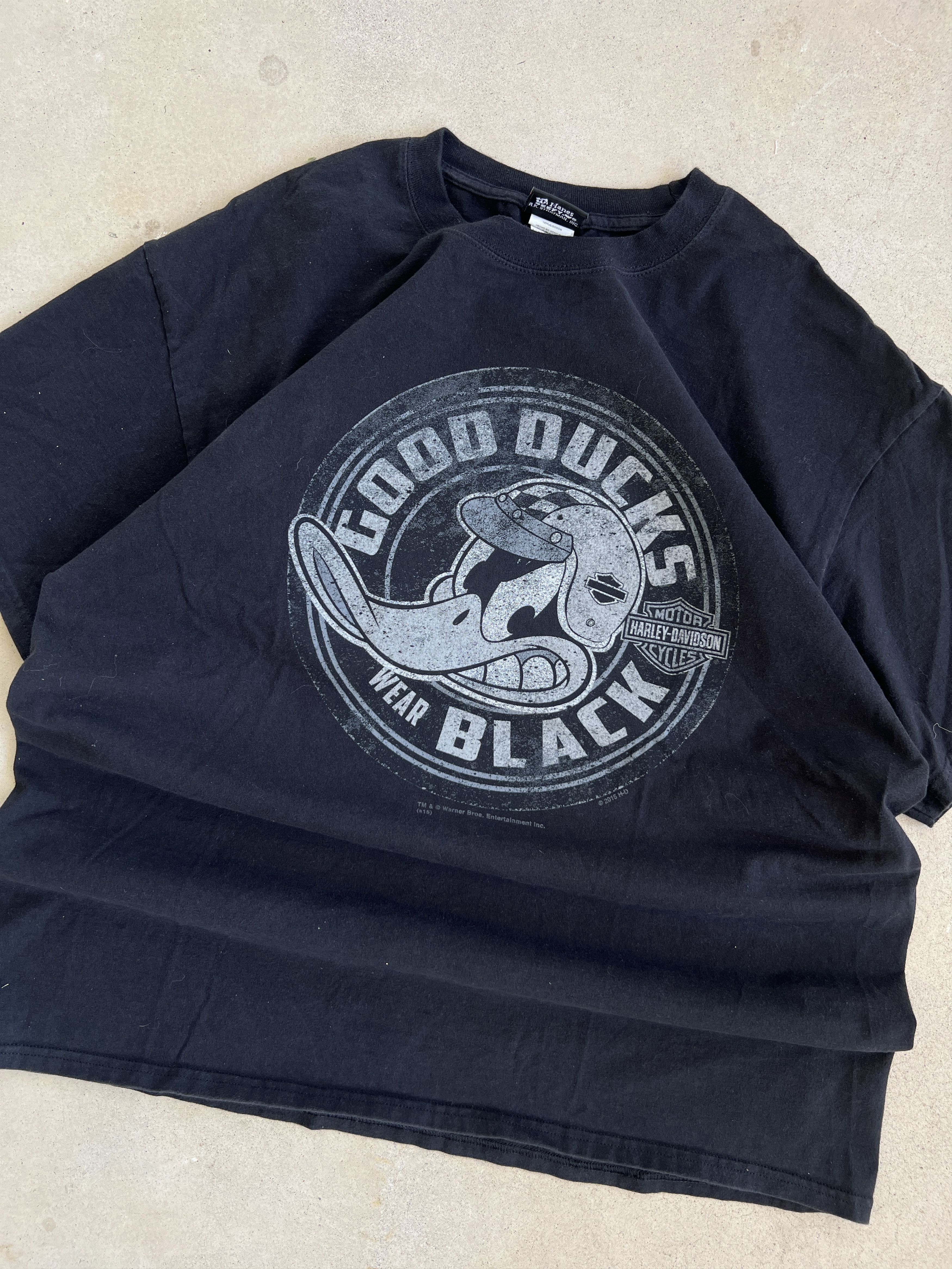 Harley Davidson Black Harley Davidson Looney Tunes Tee Size US XL / EU 56 / 4 - 2 Thumbnail