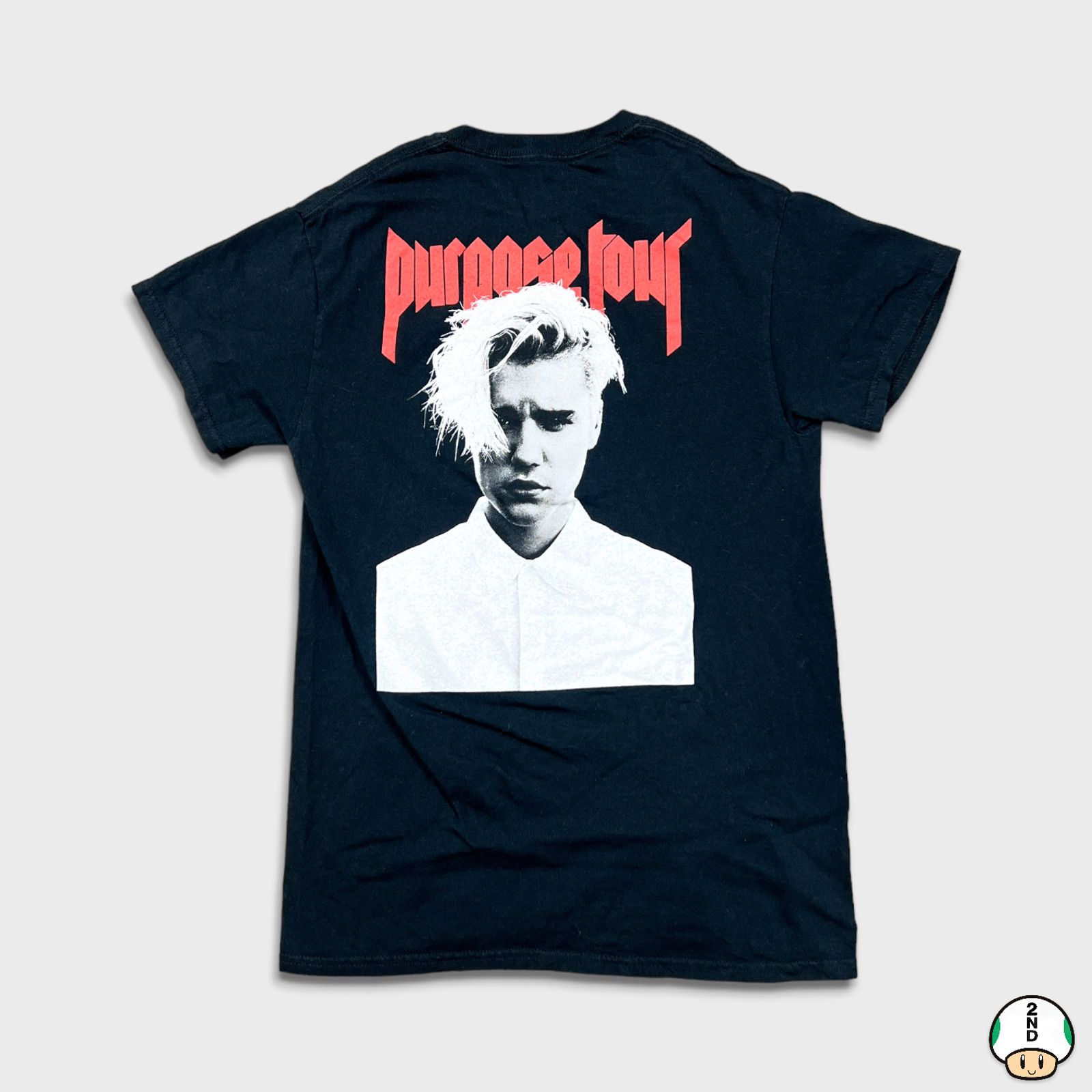 Band Tees × Justin Bieber × Vintage 2016 Justin Beiber T Shirt Small Purpose Tour Forever Tee Size US S / EU 44-46 / 1 - 1 Thumbnail