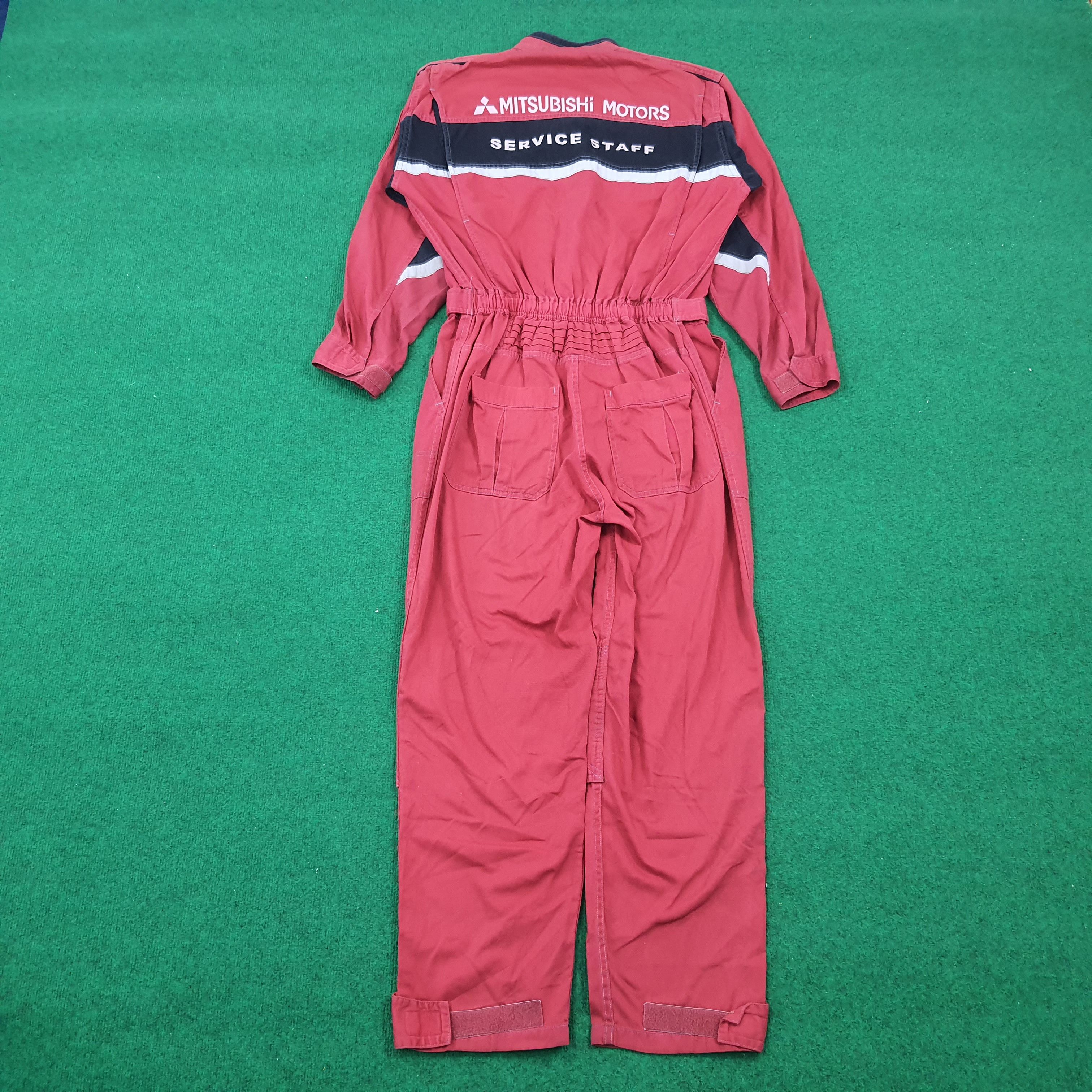 Japanese Brand × Vintage Vintage Ralli Art Mitsubishi Motor Japan Workwear Coverall Size US M / EU 48-50 / 2 - 2 Thumbnail