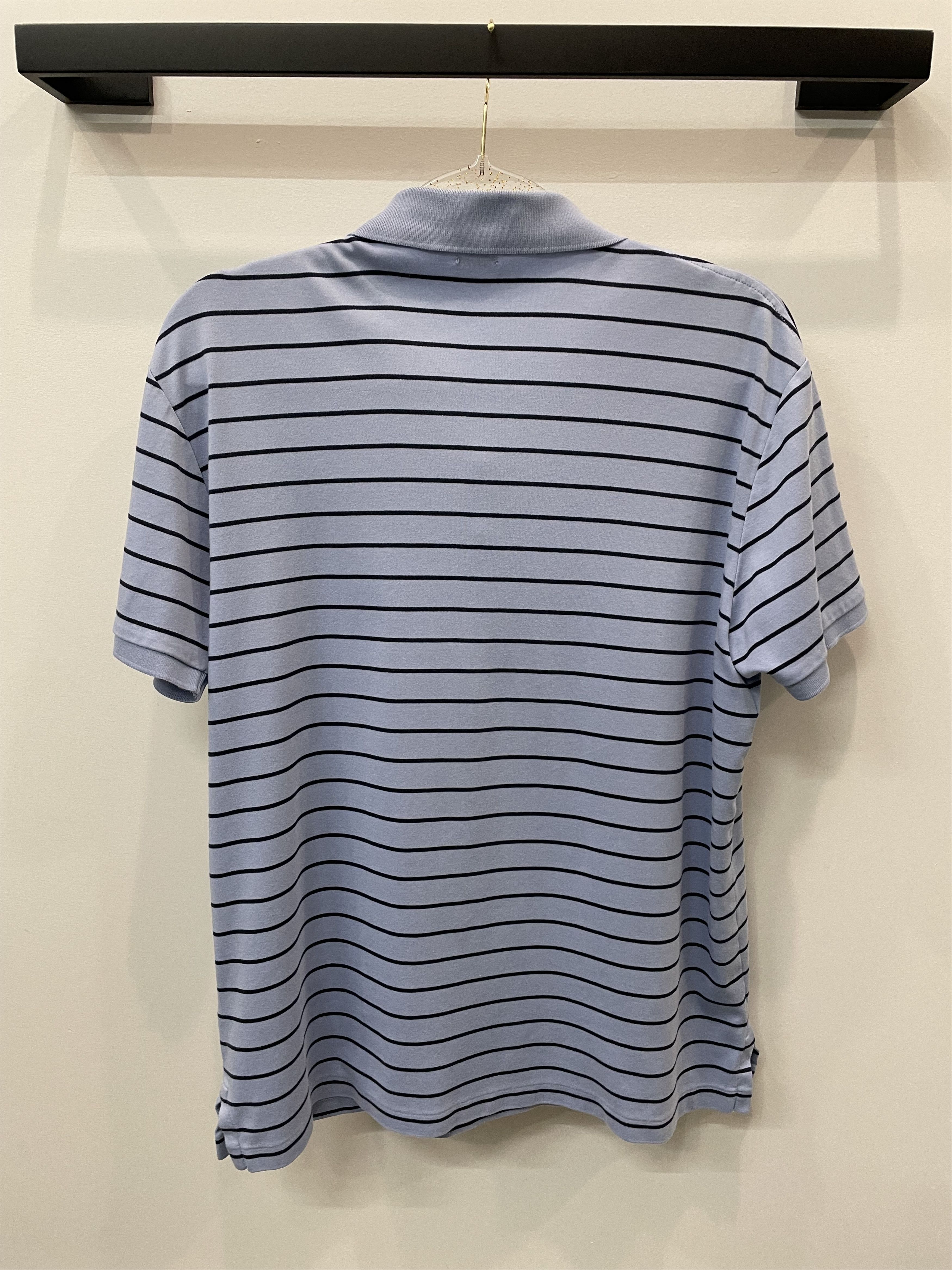 Polo Ralph Lauren Polo Ralph Lauren Slim Fit Blue Striped Polo Large Size US XL / EU 56 / 4 - 4 Thumbnail