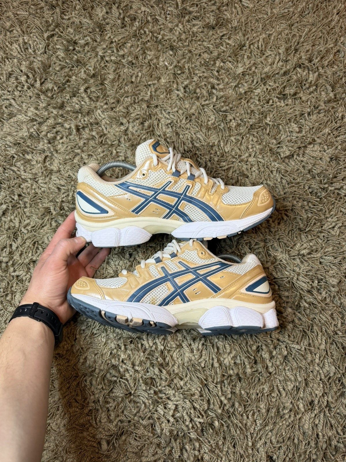 Asics Asics Gel Nimbus 9 Cream Ironclad Size 10 1/2 Size US 10 / IT 40 - 2 Thumbnail