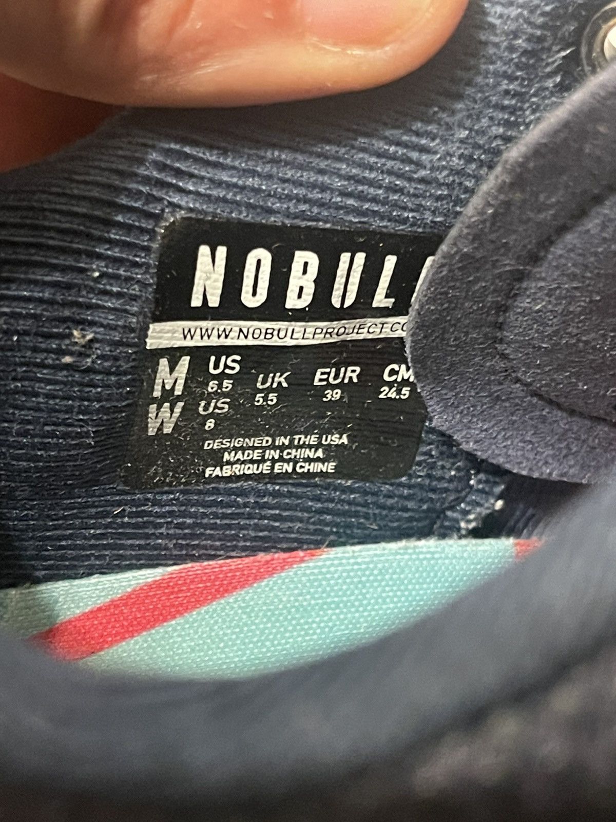 Other NOBULL Navy Blue Sole Lightning Trainer Sneakers Size US 8.5 / IT 38.5 - 12 Thumbnail