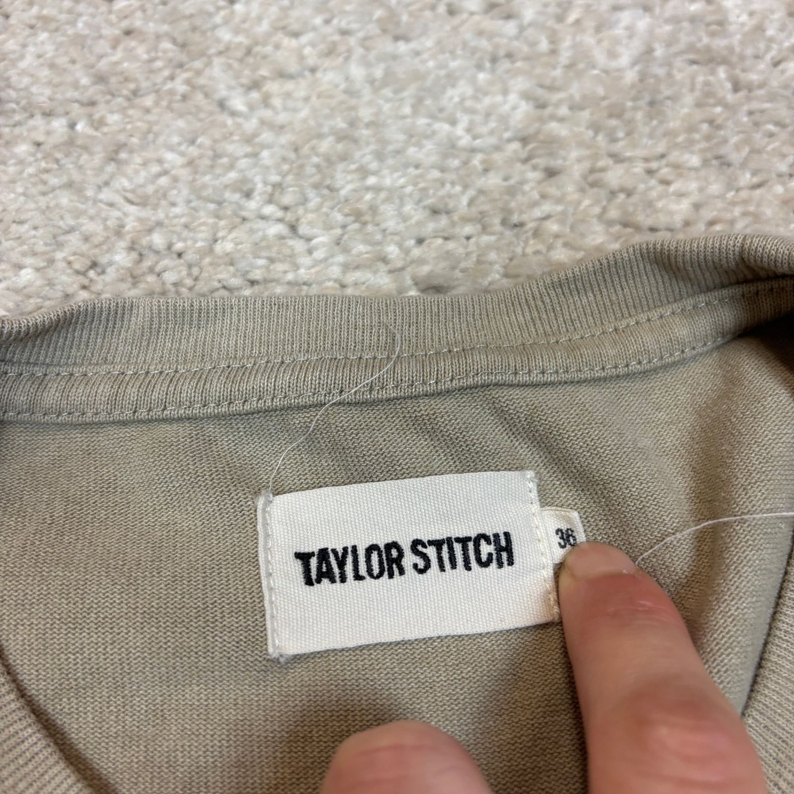 Taylor Stitch Taylor Stitch Organic Cotton Blend Pocket Tee Shirt Men's 36 Size US XS / EU 42 / 0 - 6 Thumbnail