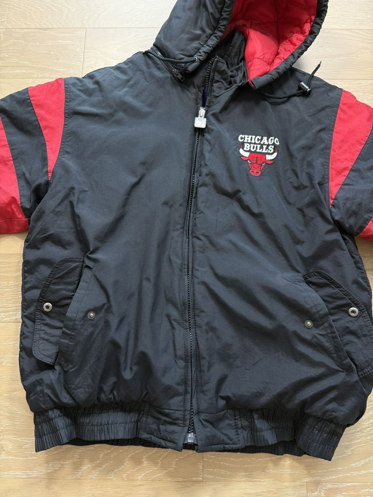 Logo 7 Vintage Chicago Bulls Puffer Jacket Logo 7 Size US L / EU 52-54 / 3 - 10 Thumbnail