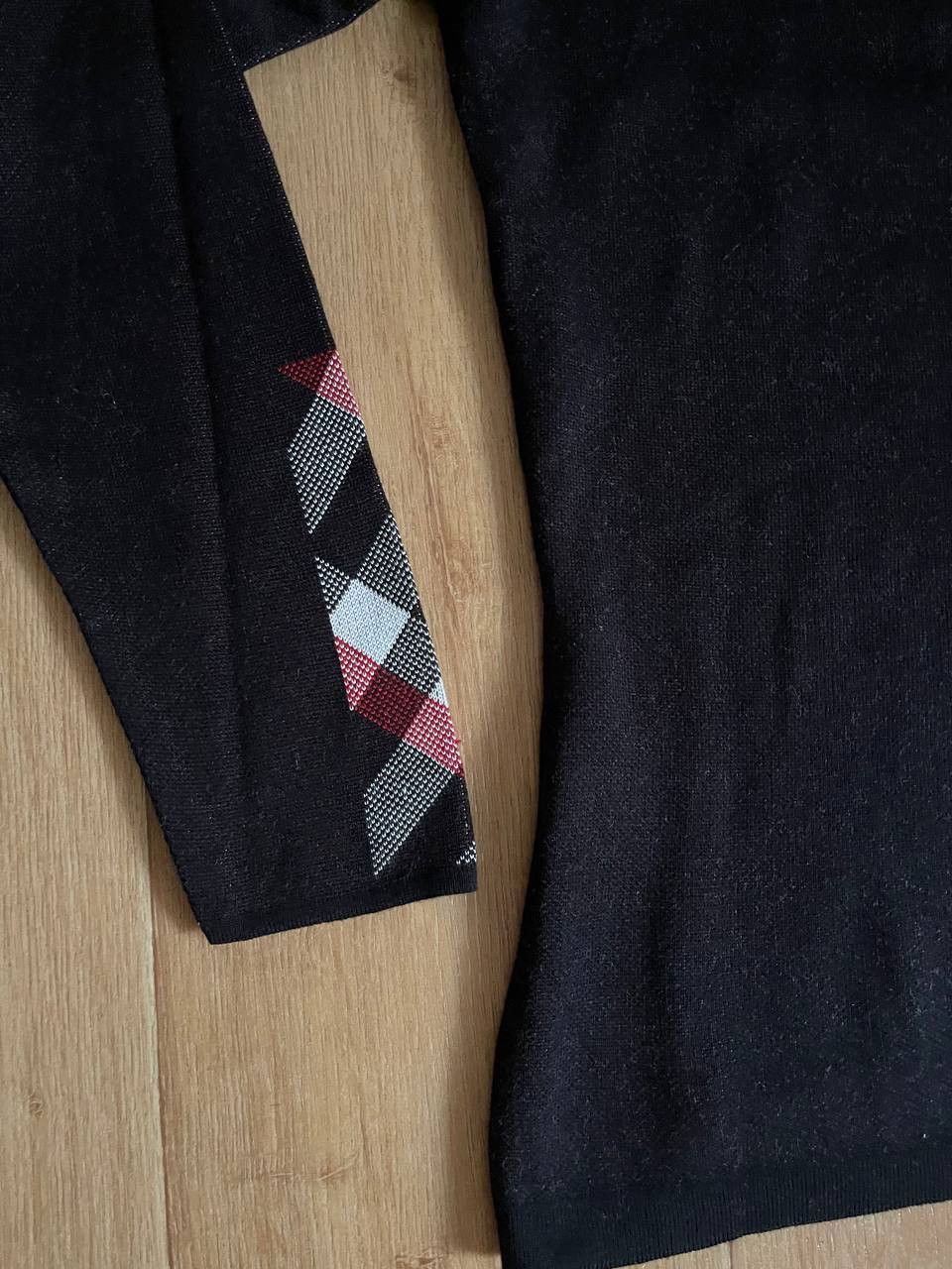 Burberry × Vintage Vintage Burberry Brit Cotton Nova Check Sweater Sz L Size L / US 10 / IT 46 - 13 Thumbnail