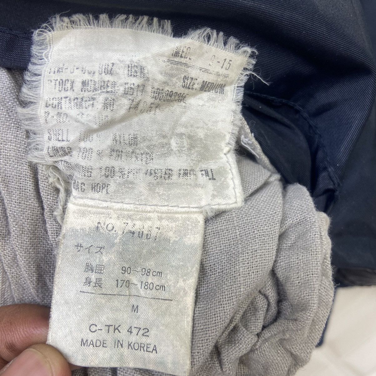 Japanese Brand Mac Hope US Air Force A-10 Fighter Bomber Jacket Size US M / EU 48-50 / 2 - 19 Thumbnail