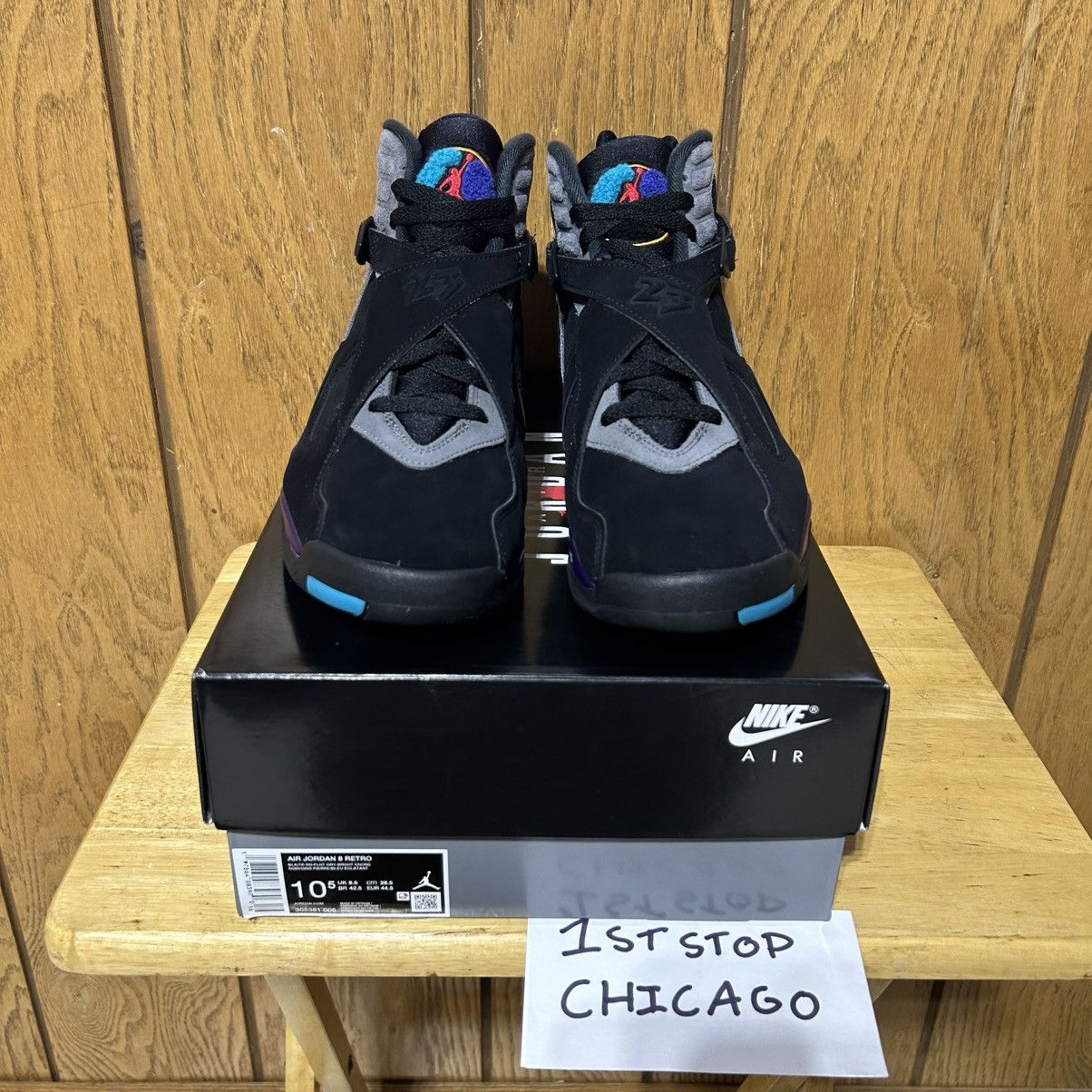 Jordan Brand Nike Air Jordan 8 Retro Aqua 2025 305381-006 10.5 NEW Size US 10.5 / EU 43-44 - 2 Thumbnail