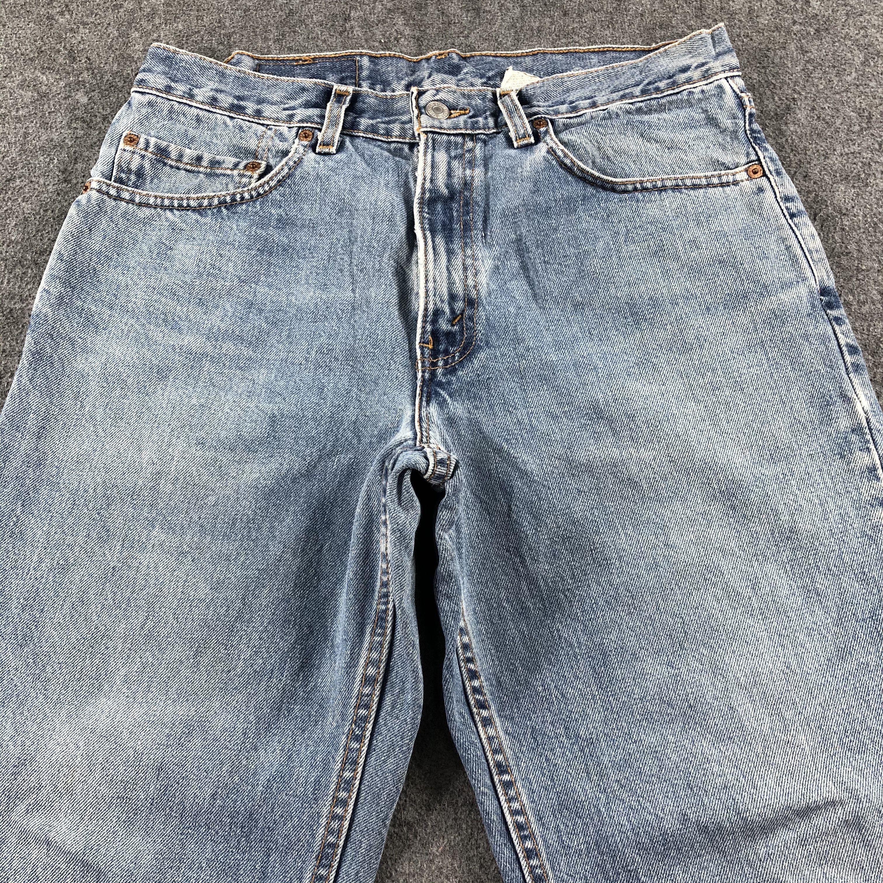 Levi's 90s Vintage Blue Wash Levis 550 Jeans-J2390 Size US 33 - 3 Thumbnail