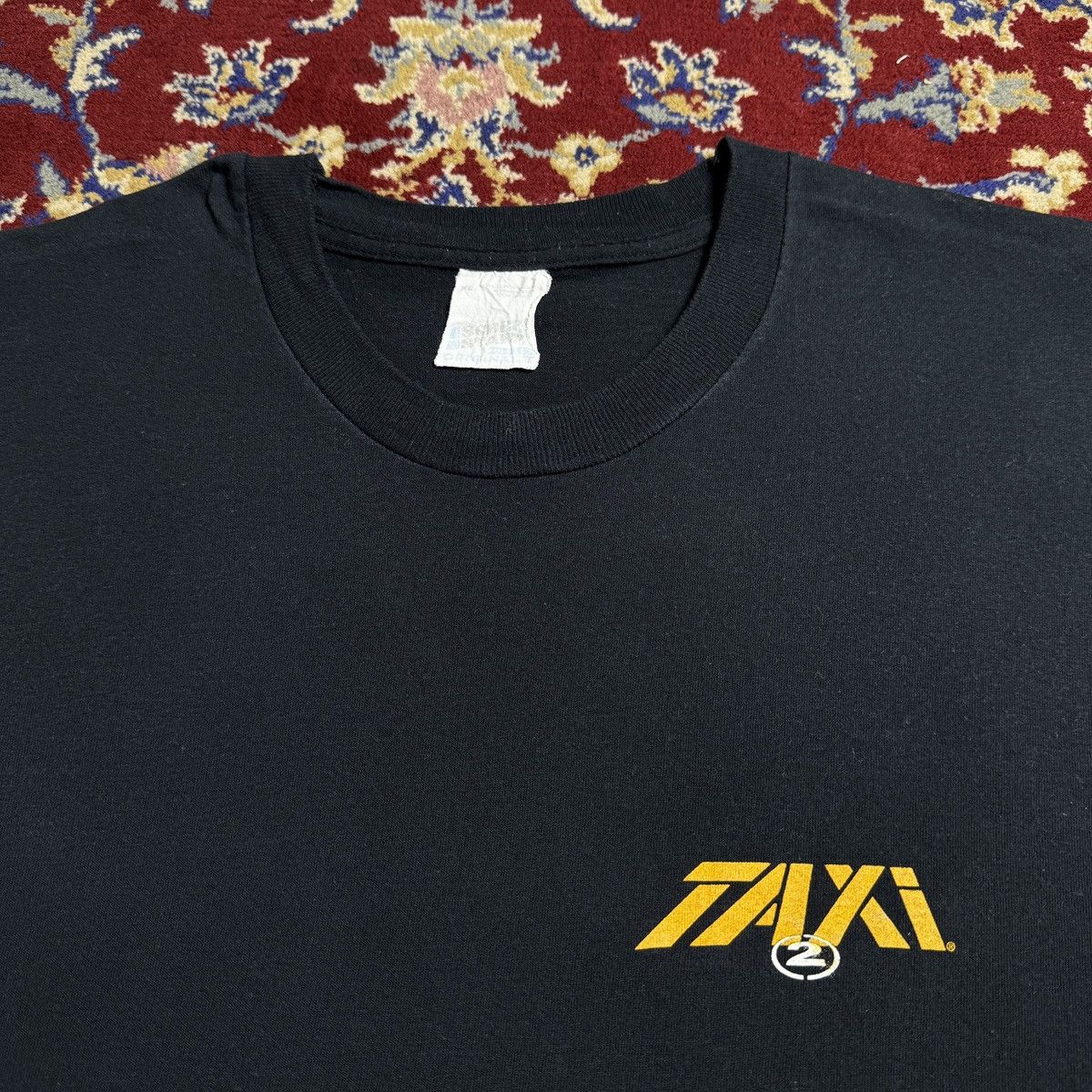 Vintage Vintage 2000s Taxi 2 French Movie Promo Euro tee Y2K rare Size US XL / EU 56 / 4 - 1 Thumbnail