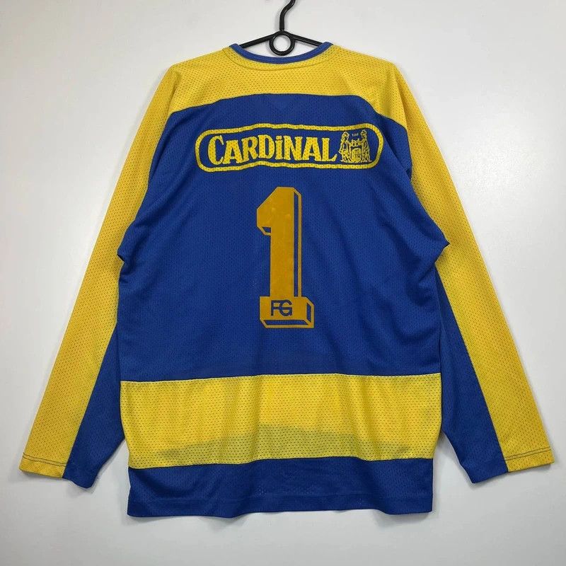 Other Cardinal Vintage Ice Hockey Jersey Inter Hockey Austria Sz L Size US L / EU 52-54 / 3 - 4 Thumbnail