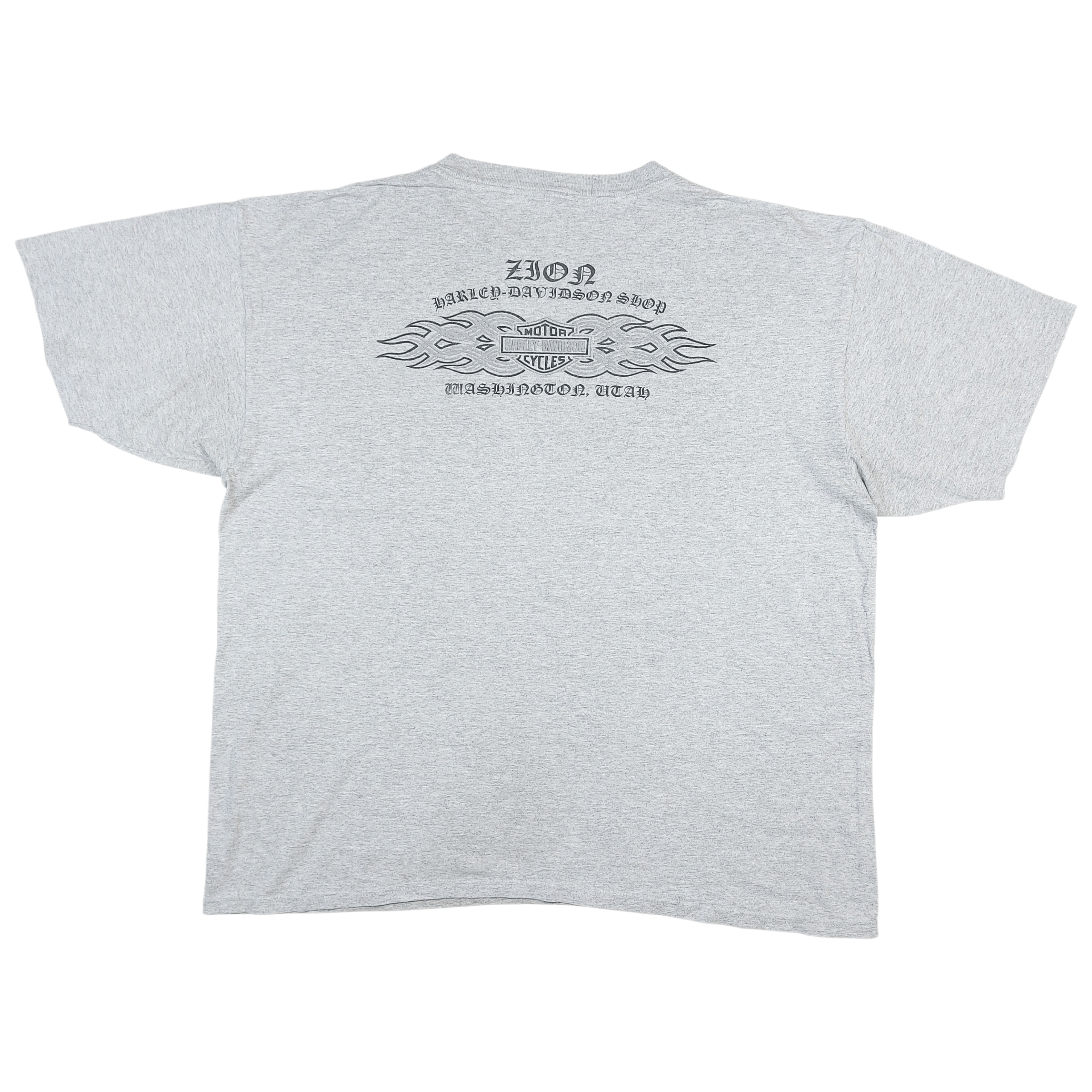 Harley Davidson Vintage 2006 Harley Davidson Motorcycles Zion Shop TEE Size US XXL / EU 58 / 5 - 3 Thumbnail