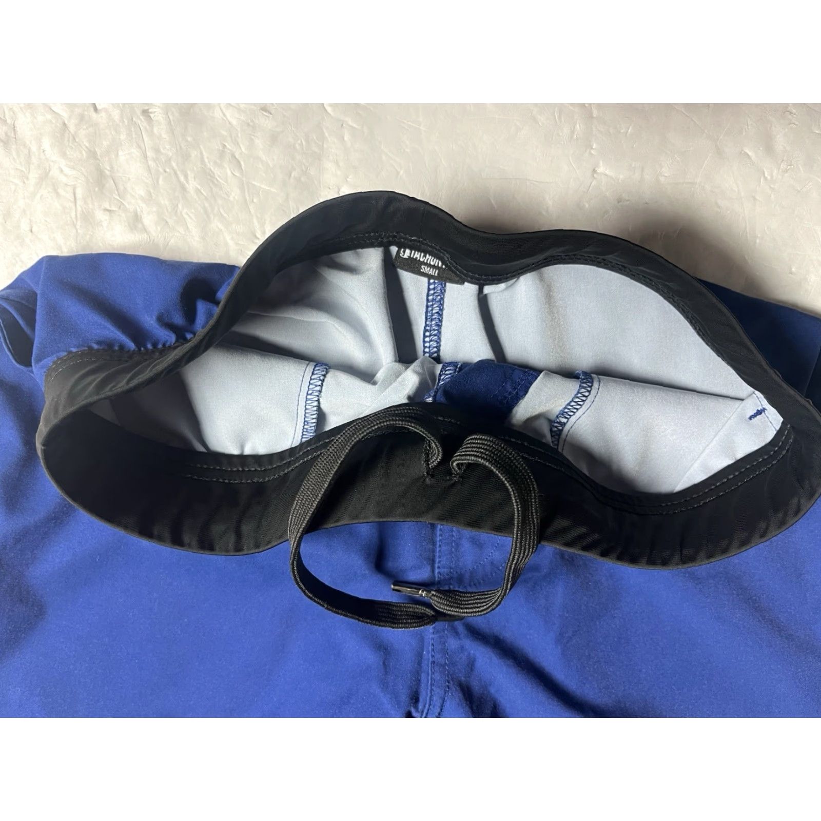 Vintage Tachuntfish Athletic Shorts Blue Men's S Pockets Drawstring Elastic Waist Activewear Running Gym CrossFit Hiking Soccer Weightlifting Size US 29 - 6 Thumbnail