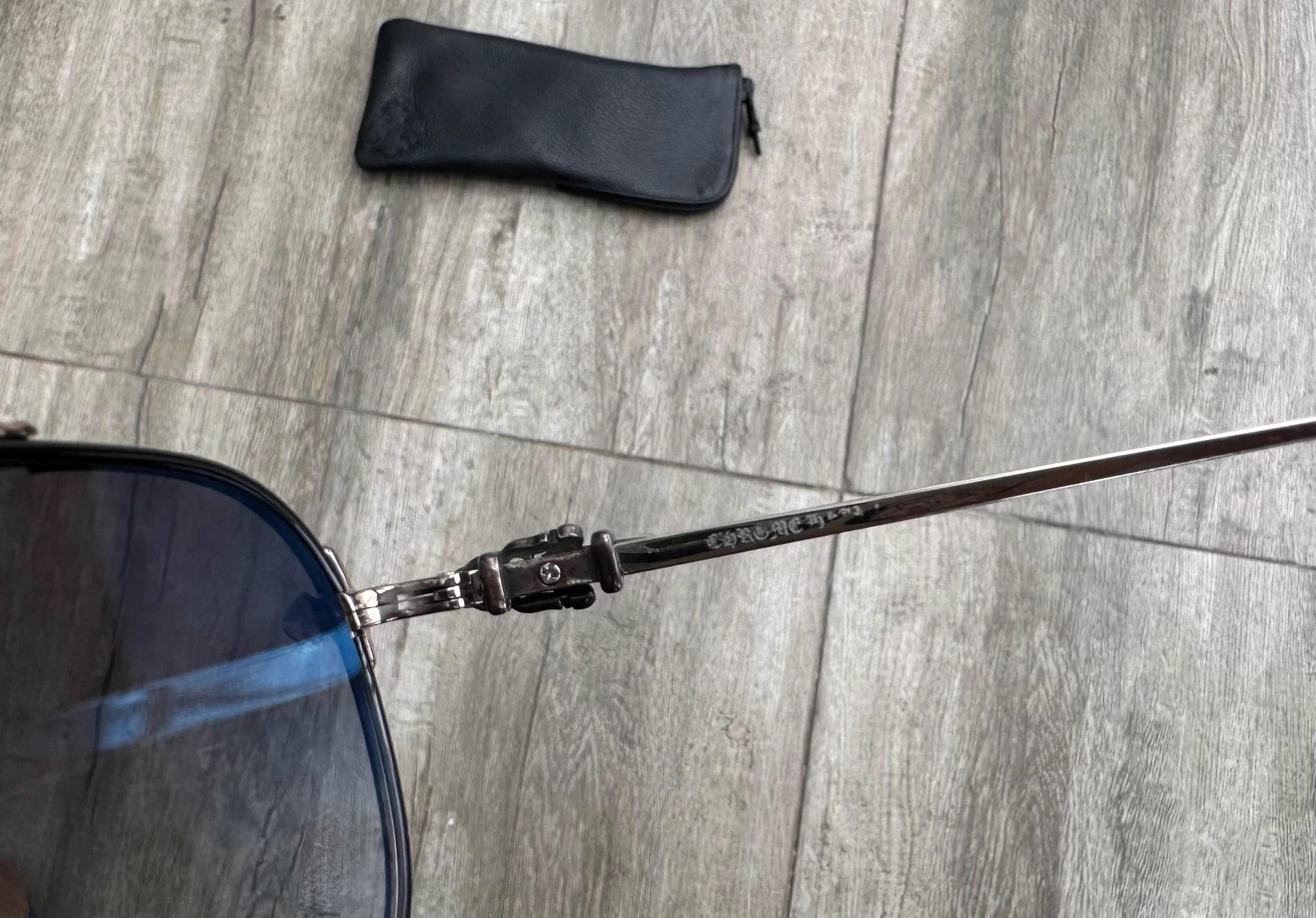 Chrome Hearts Chrome Hearts SPINNER Cross Sunglasses 60-17-148 Size ONE SIZE - 7 Thumbnail