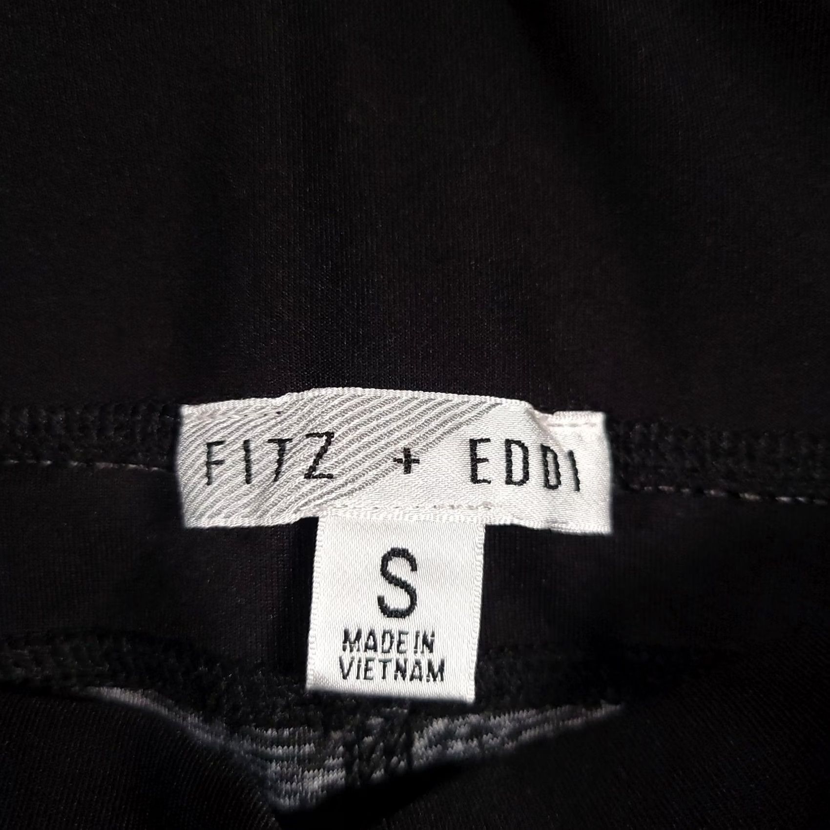 Vintage Fitz + Eddi Leggings Womens Small Gray Black High Waist Stretch Activewear Yoga Capris Size 28" / US 6 / IT 42 - 6 Thumbnail